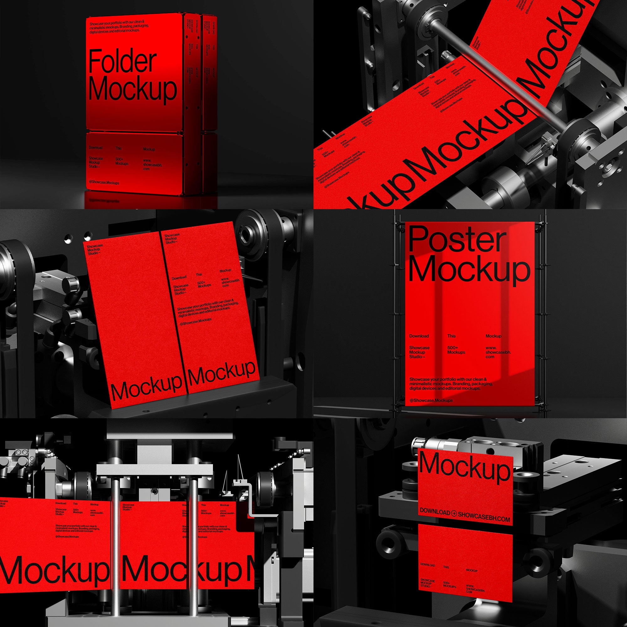 365G01_Bundle Mockup Showcase Mockups