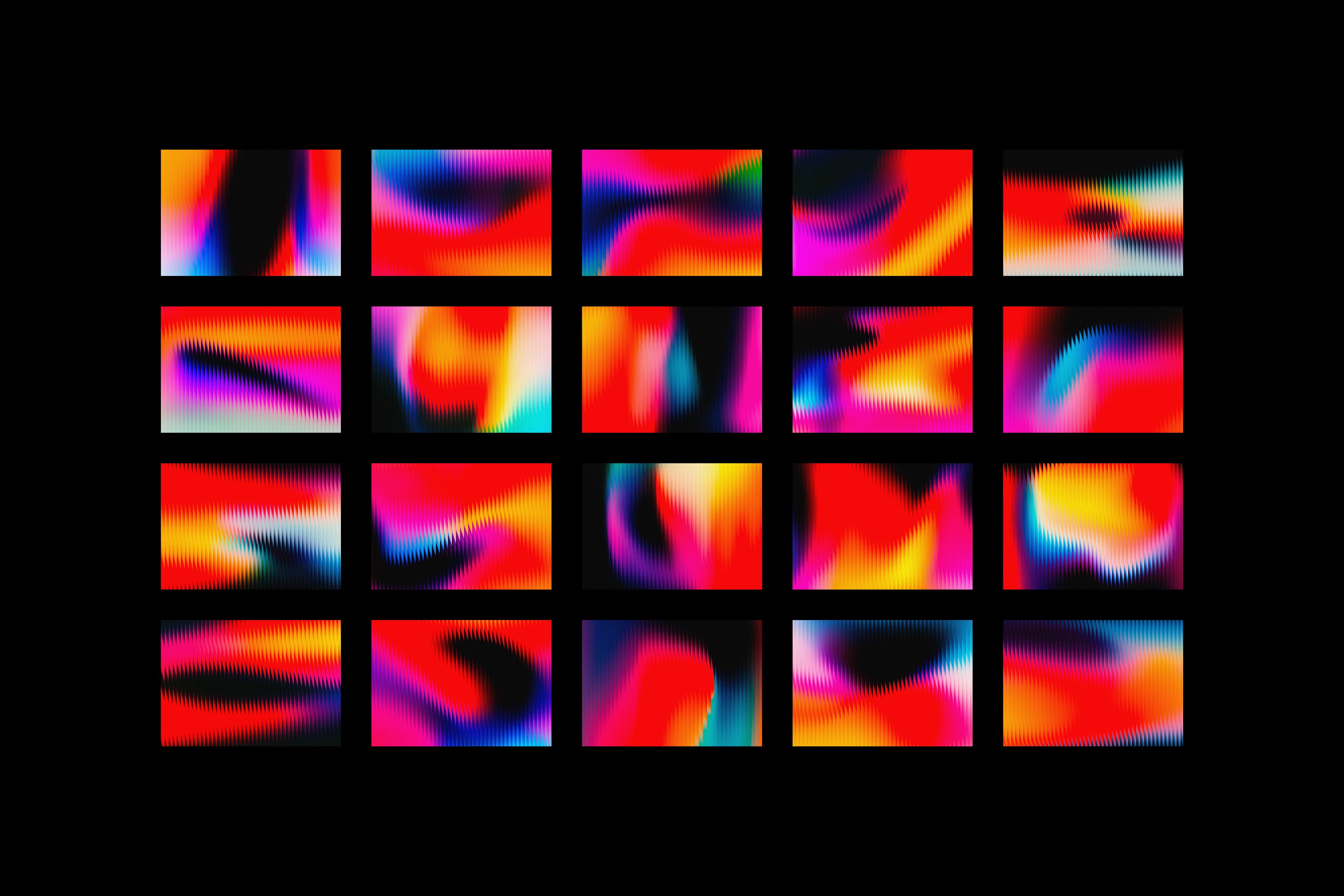 Slatted Glass Backgrounds Collection