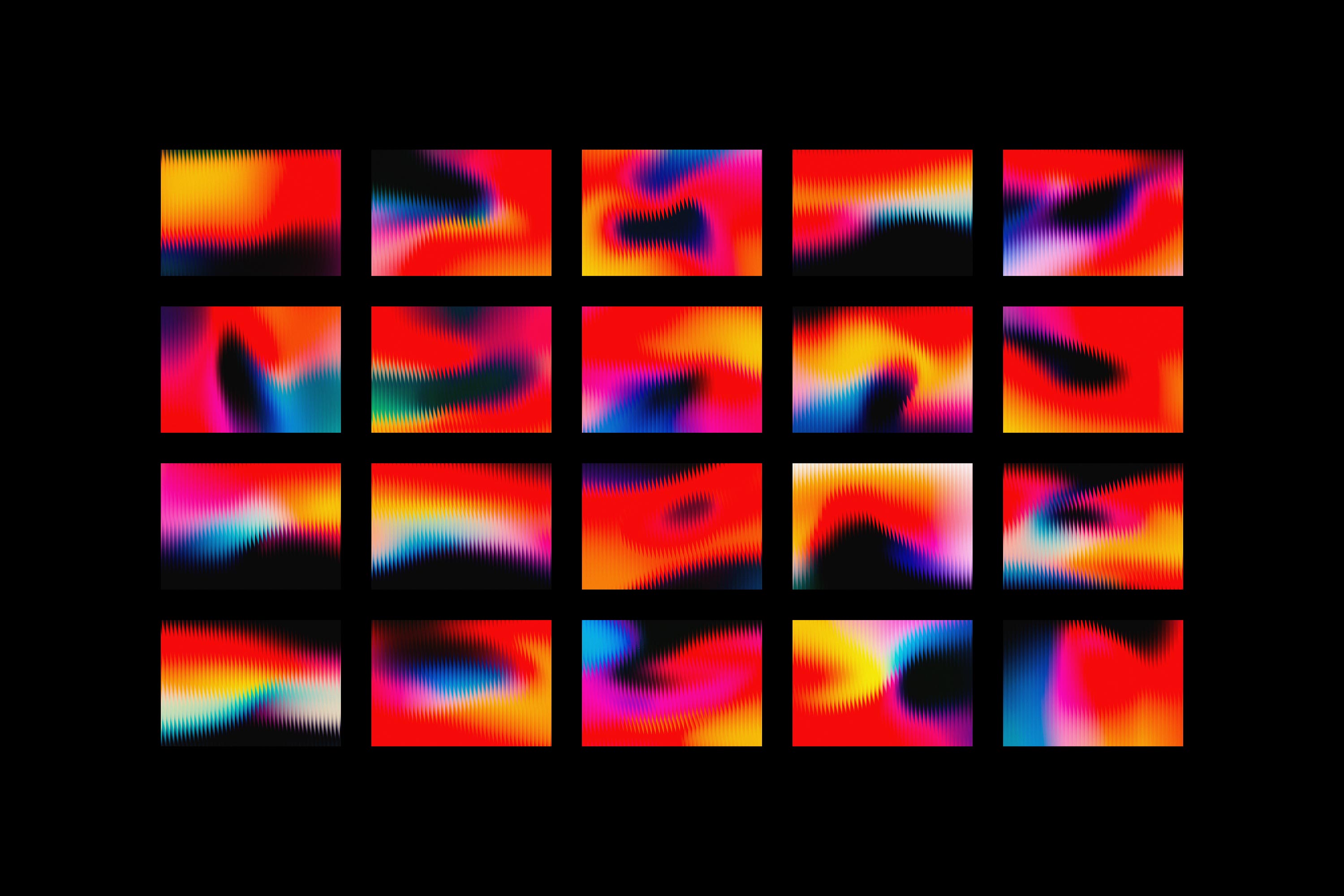 Slatted Glass Backgrounds Collection