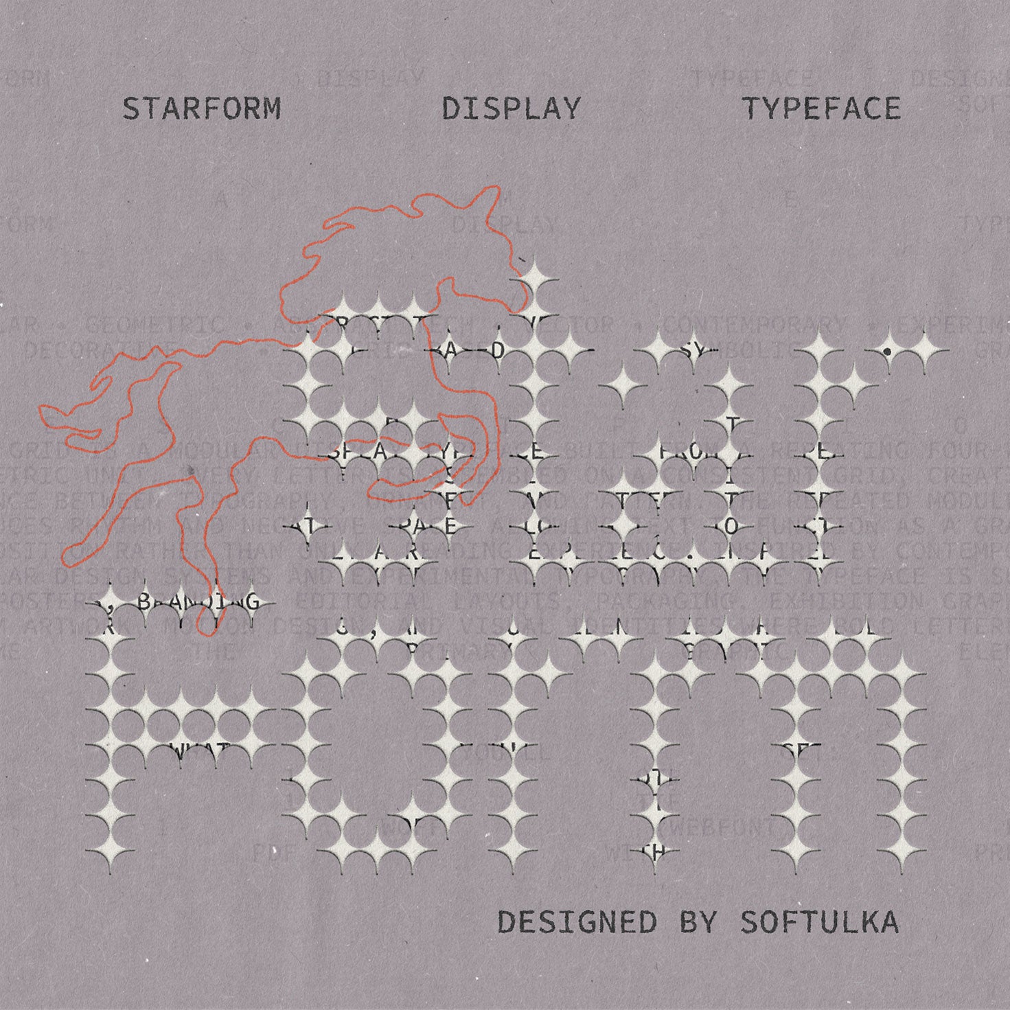 StarForm Typeface Softulka