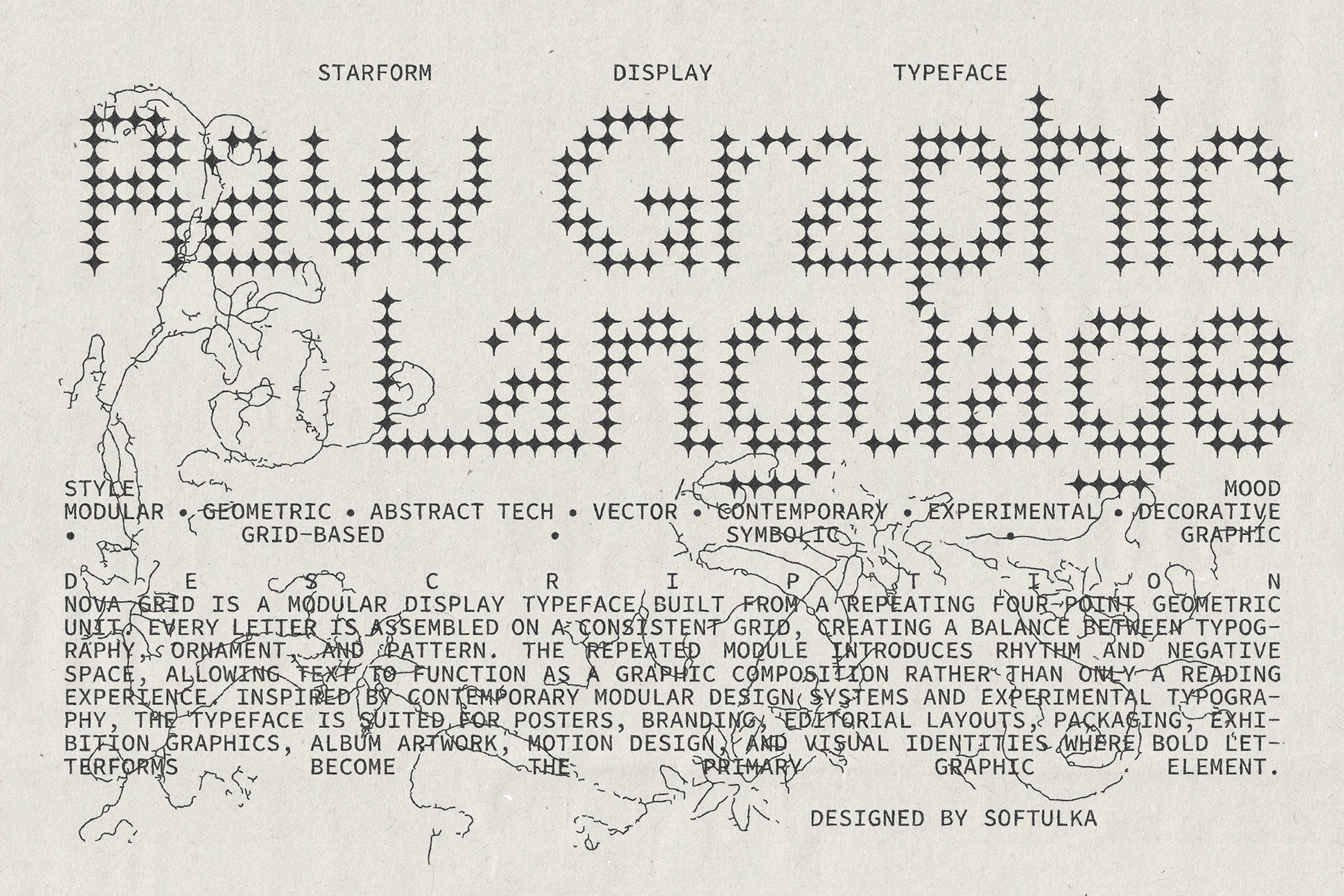 StarForm Typeface Softulka