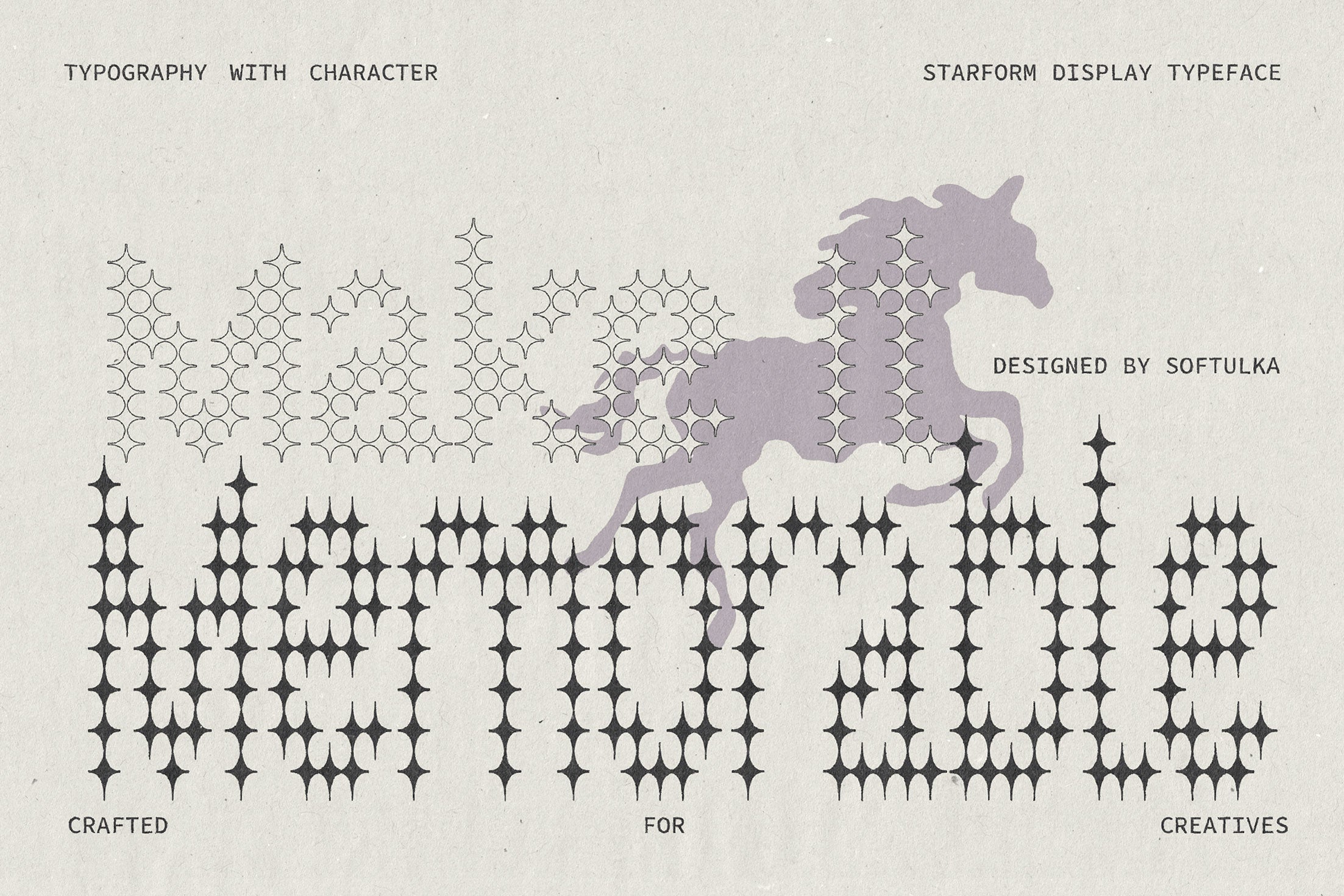 StarForm Typeface Softulka