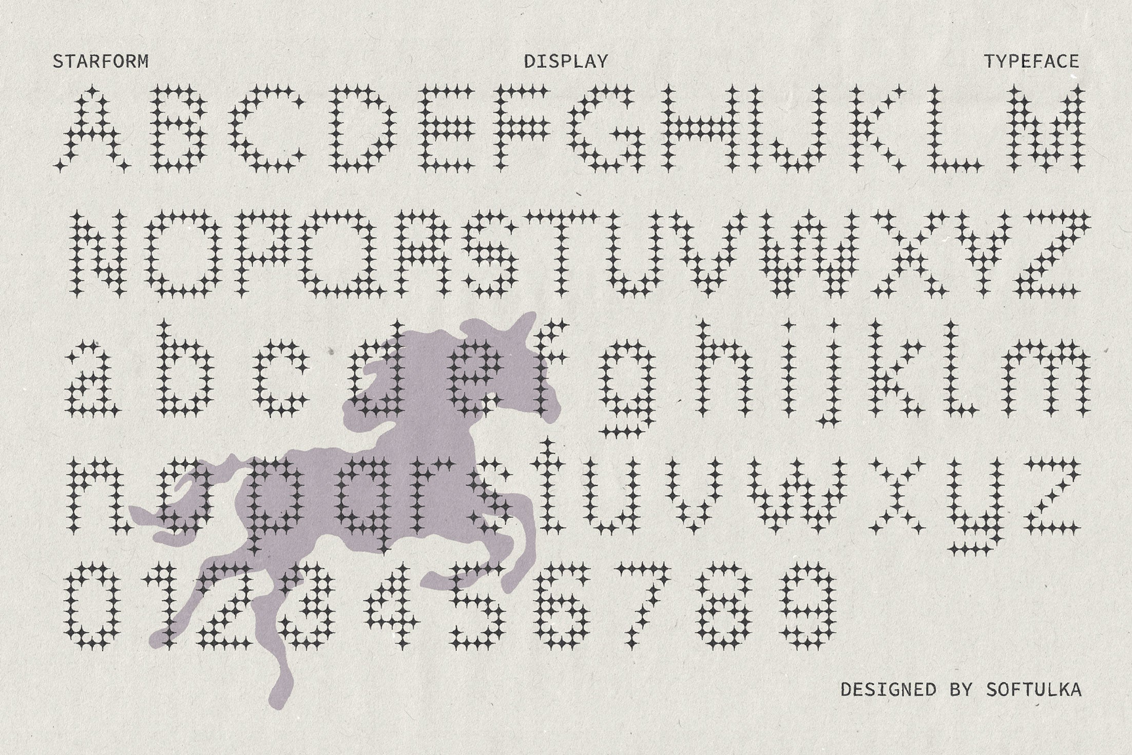 StarForm Typeface Softulka