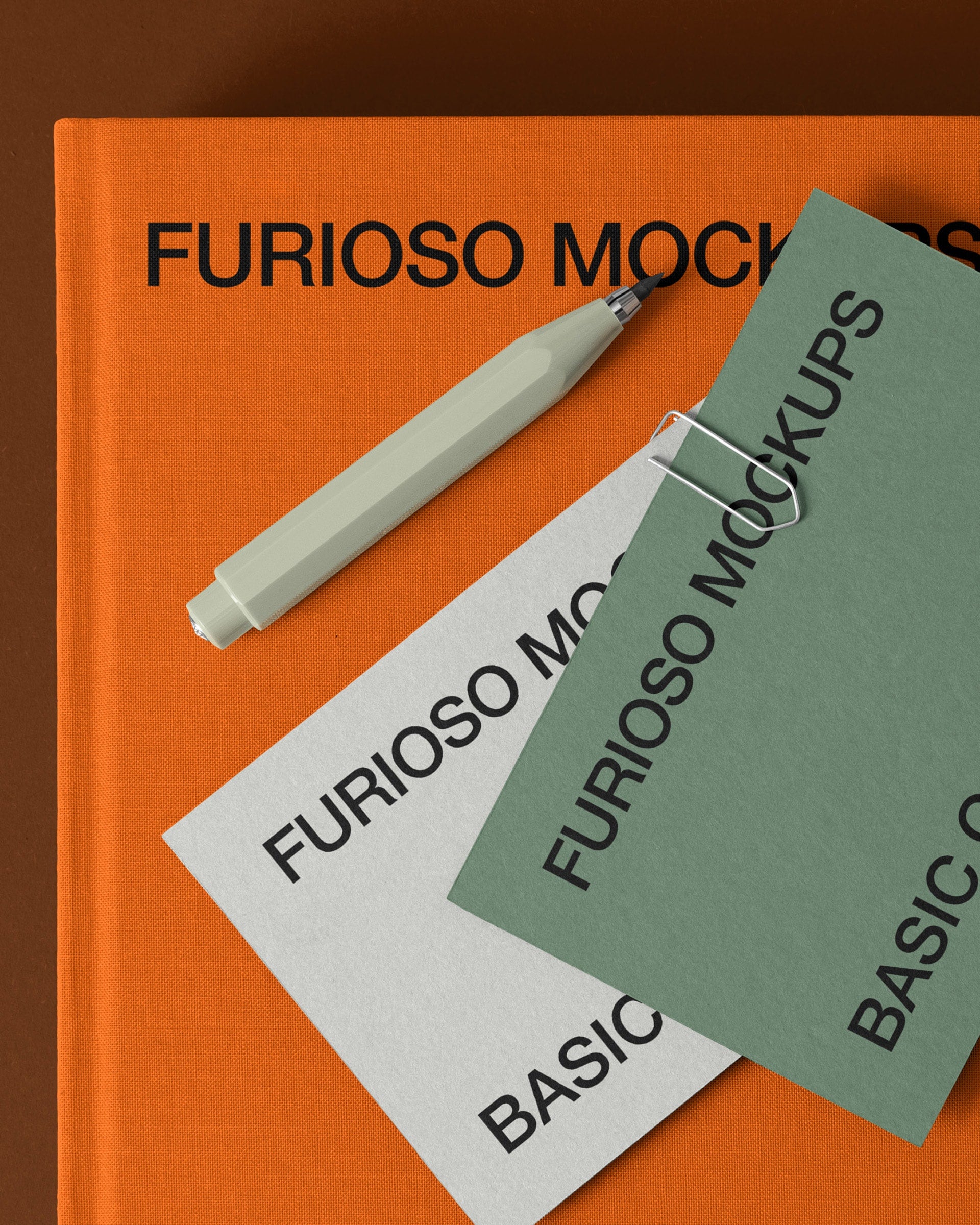 Stationery Set 02FM Furioso Mockups