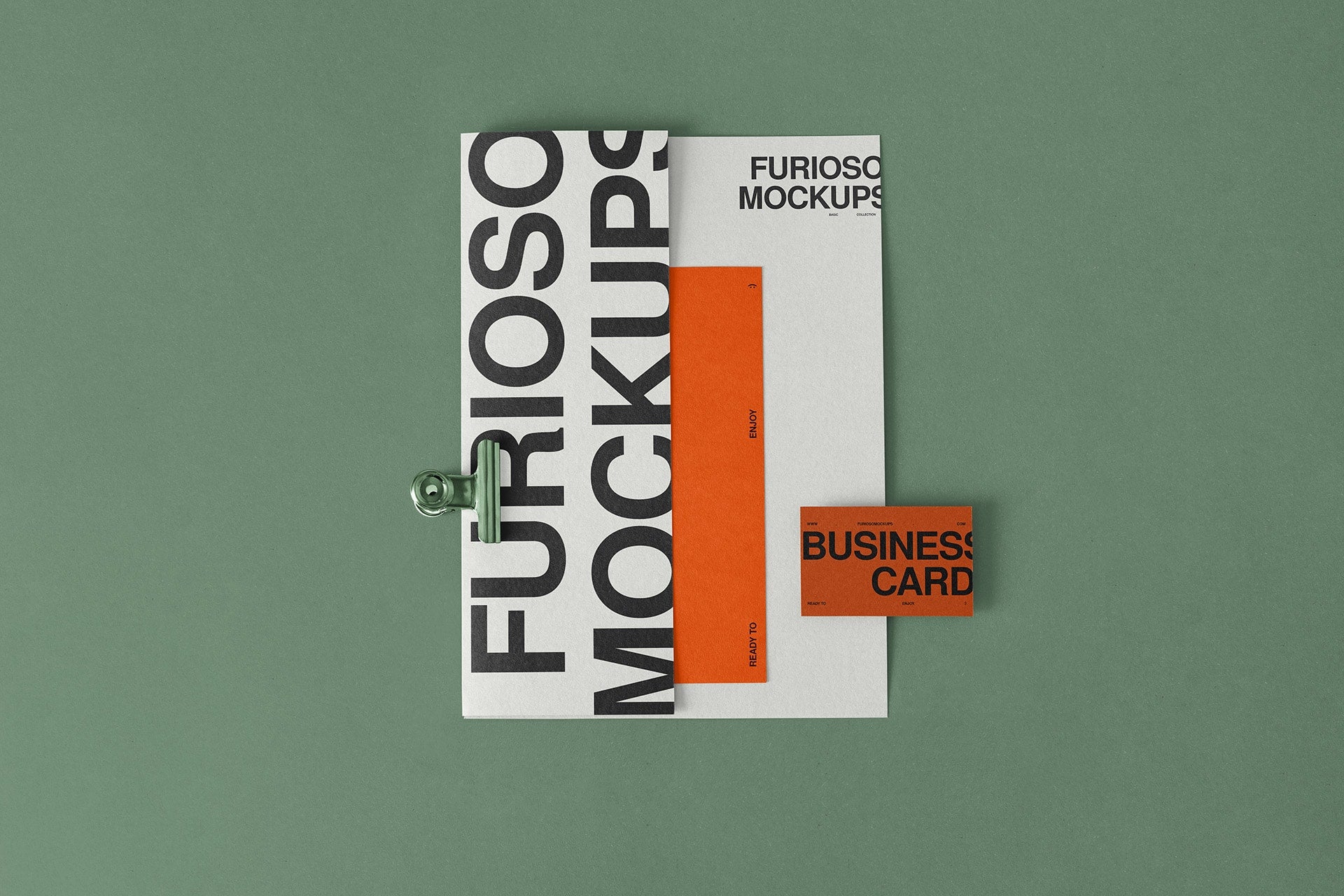 Stationery Set 03FM Furioso Mockups