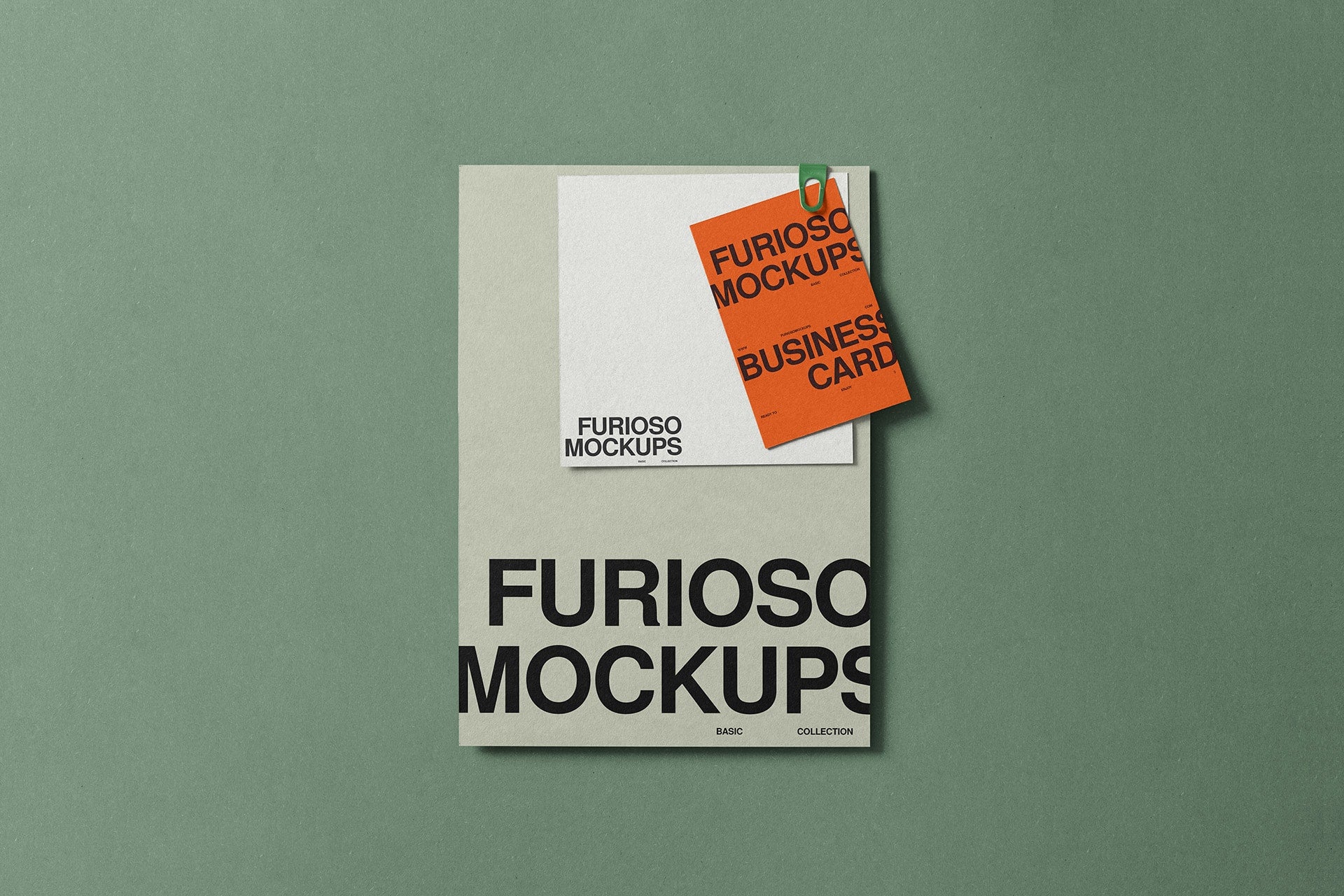Stationery Set 08FM Furioso Mockups