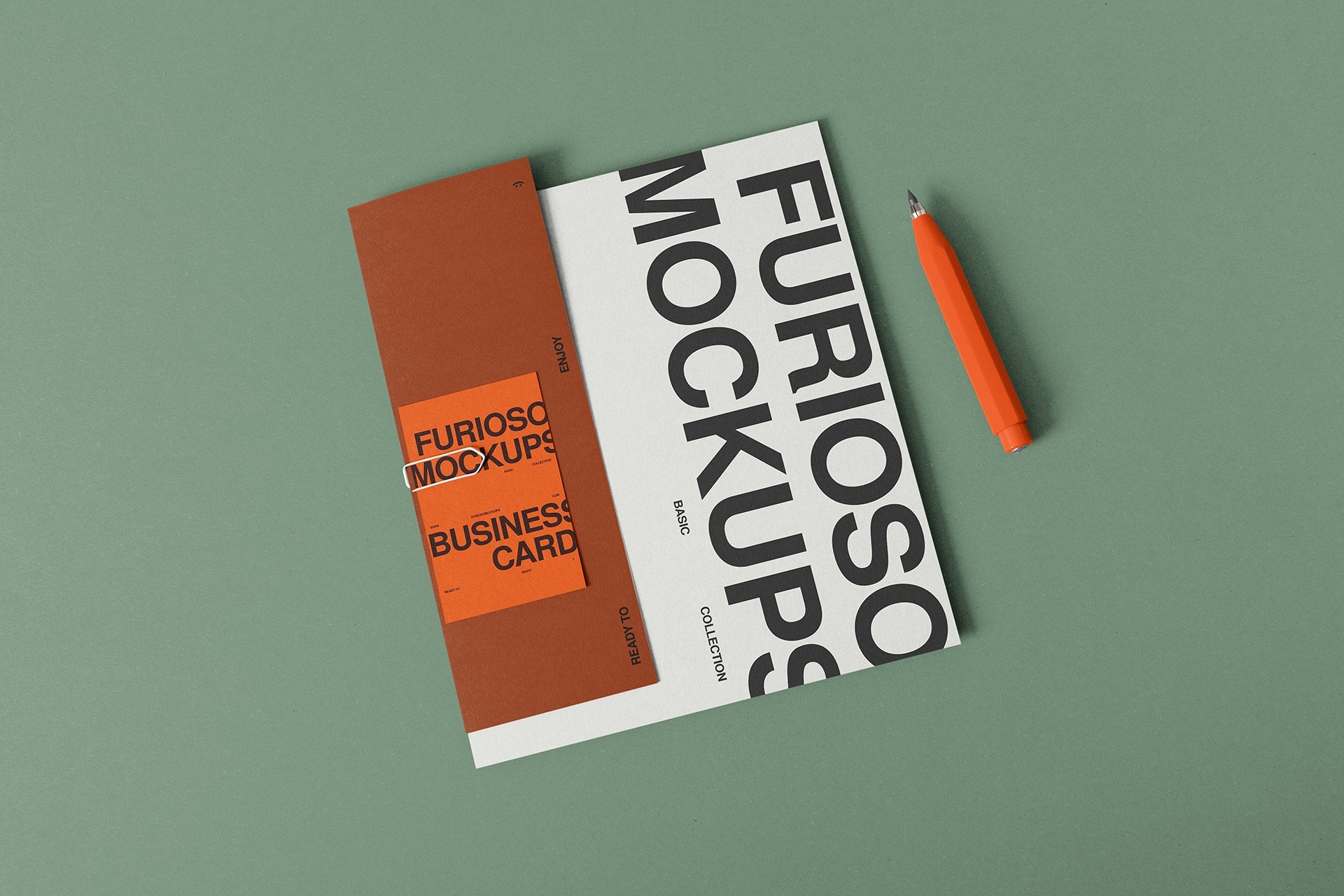 Stationery Set 18FM Furioso Mockups