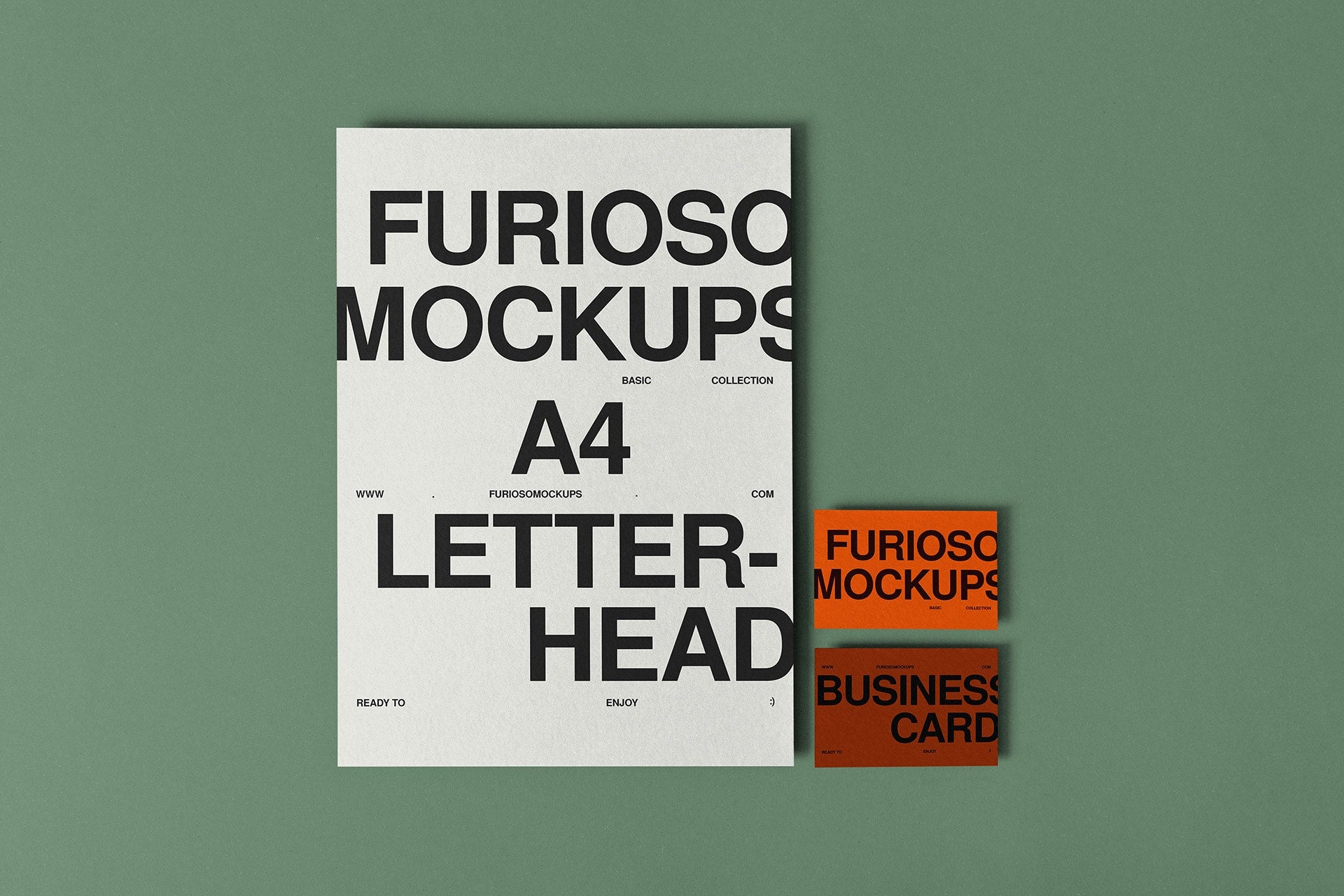 Stationery Set 26FM Furioso Mockups