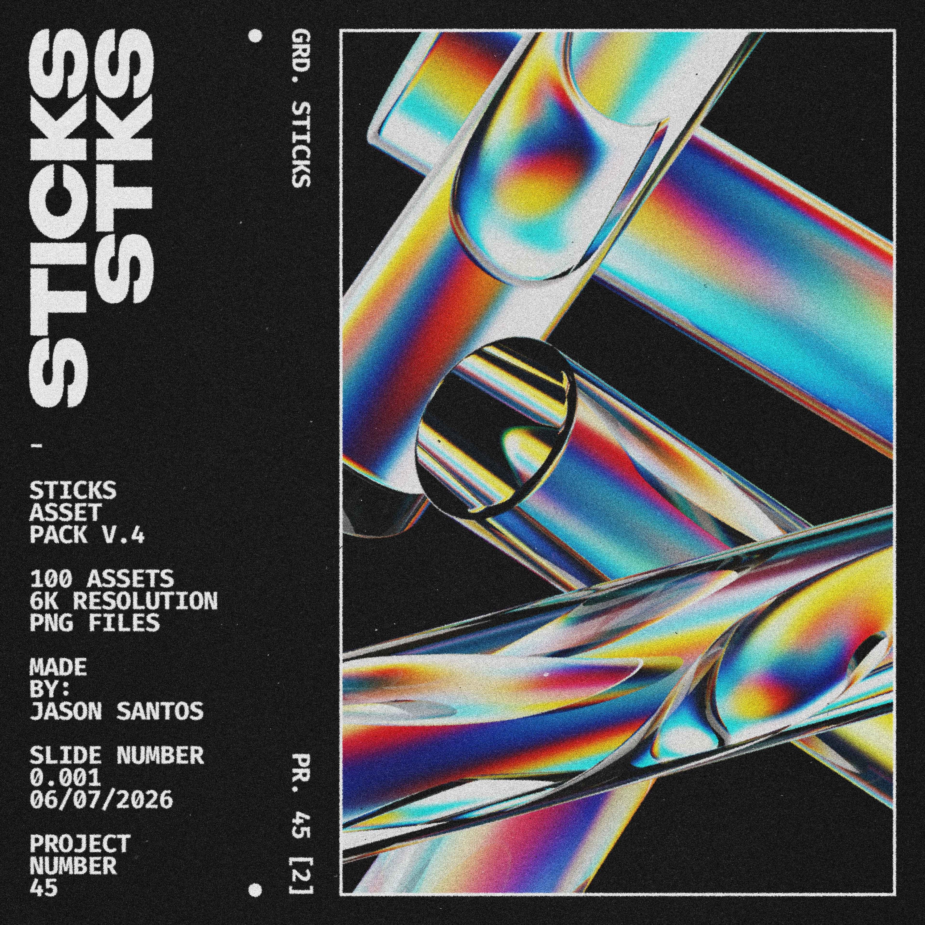 Sticks Asset Pack (Vol.4) Glass Symbol Graphics Jason Santos