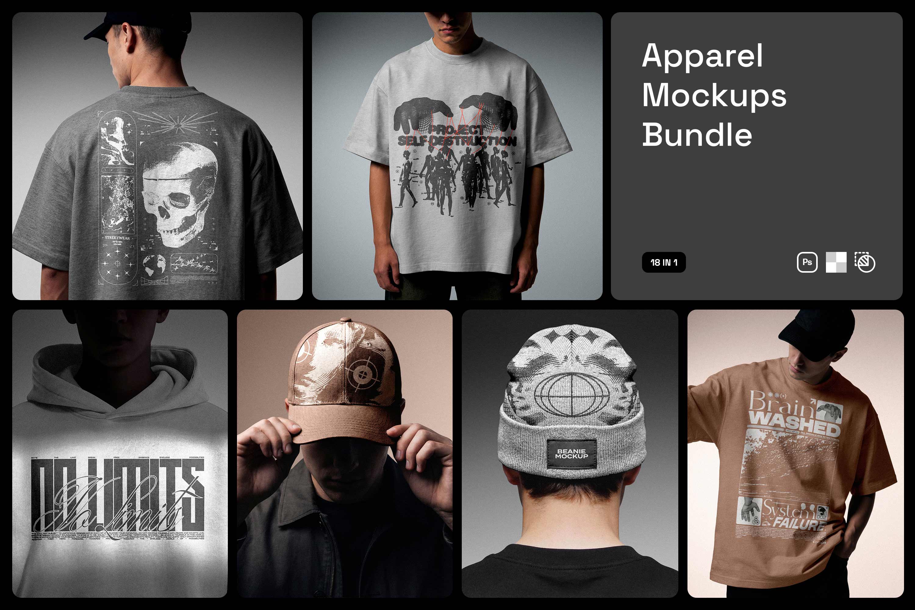 Streetwear Apparel Mockup Bundle Pixelbuddha