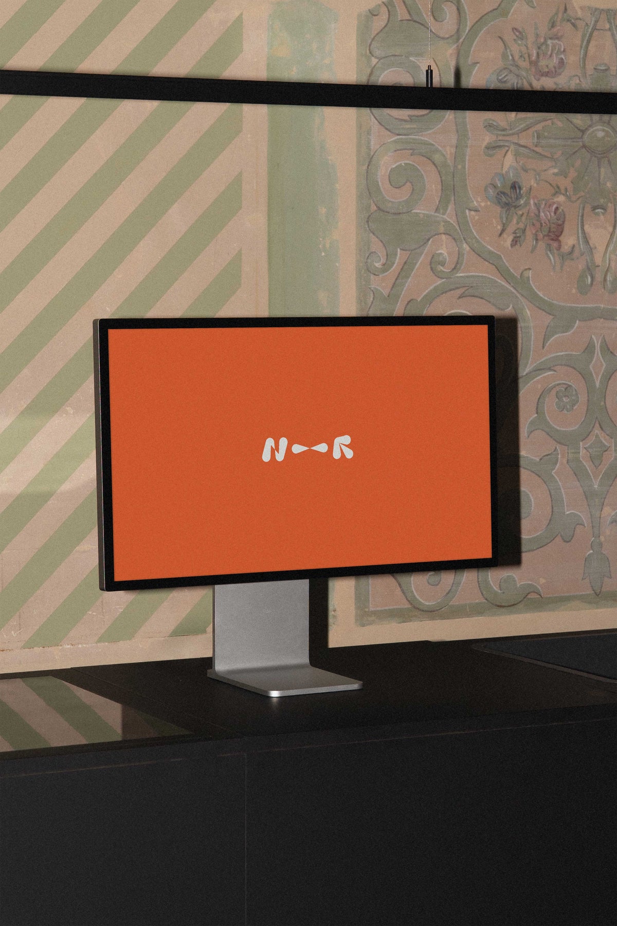 Vintage Luxury Studio Display Mockup • LUX 002 New—Renew
