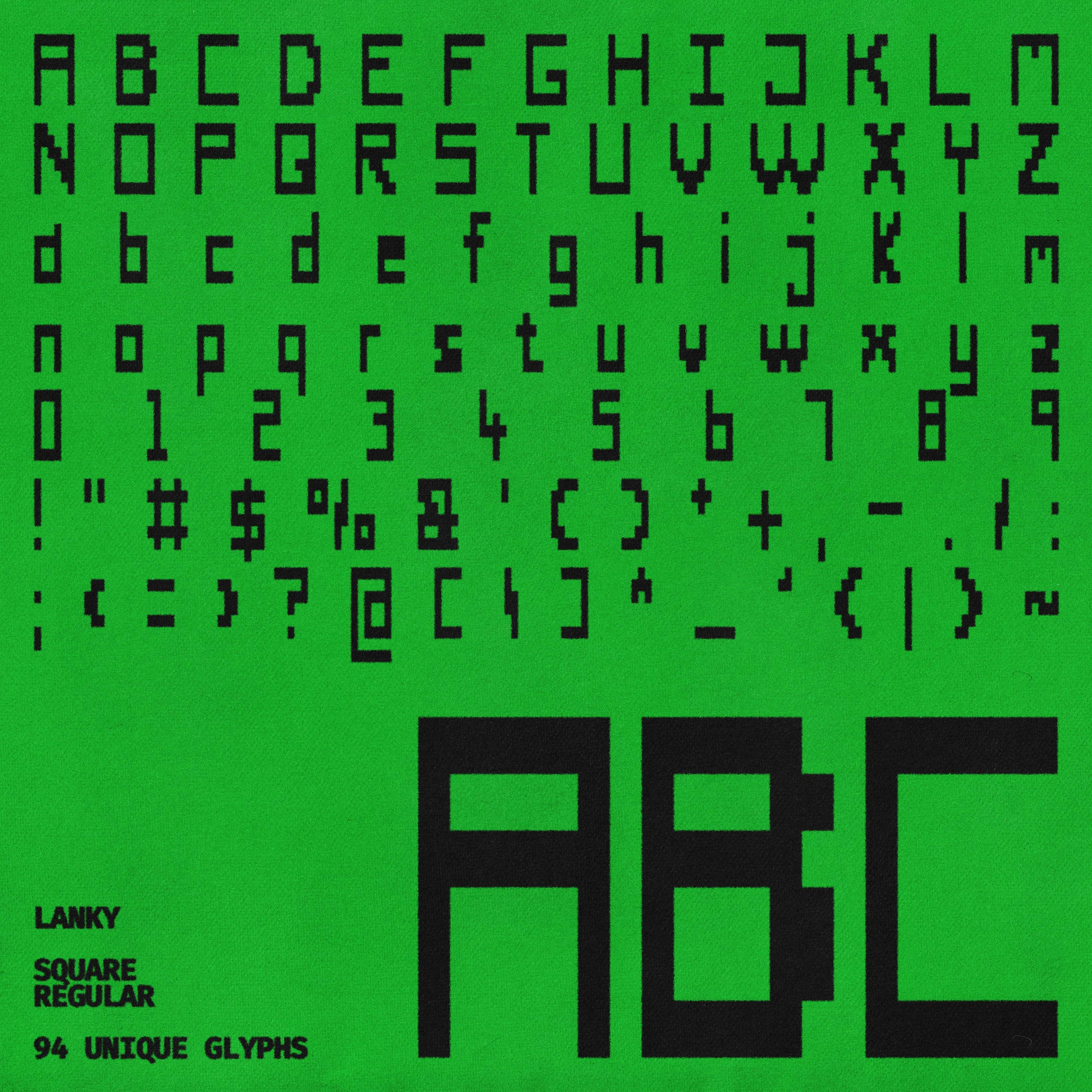 Lanky Typeface Jason Santos
