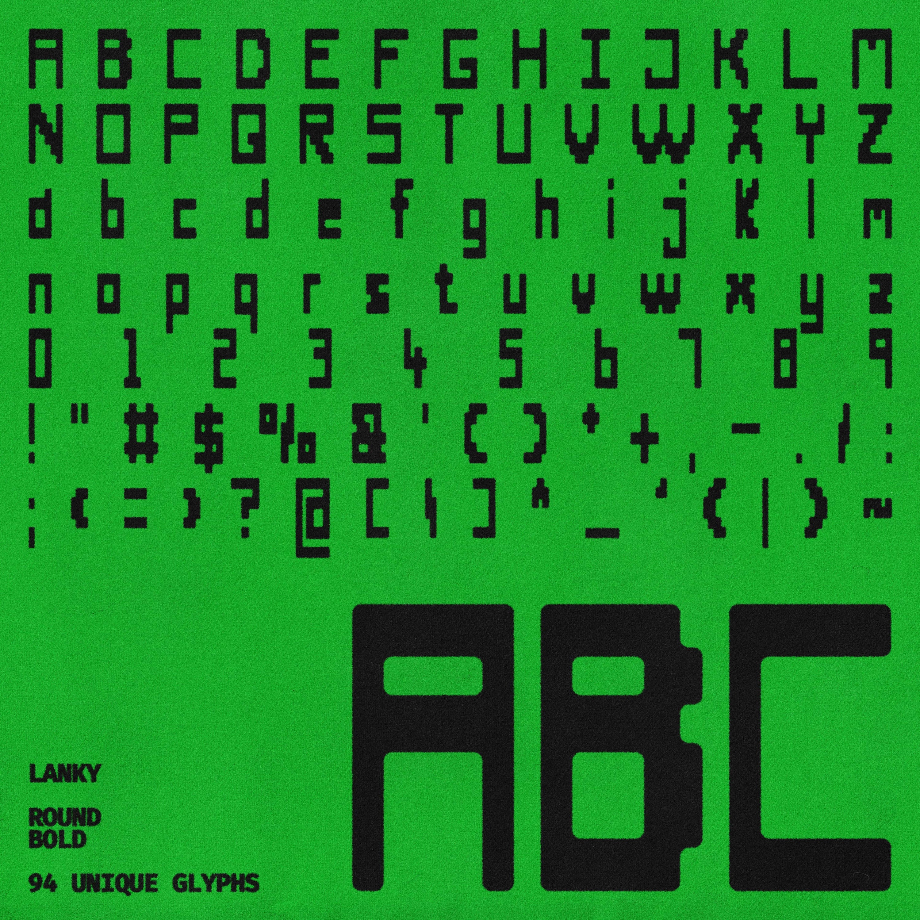 Lanky Typeface Jason Santos
