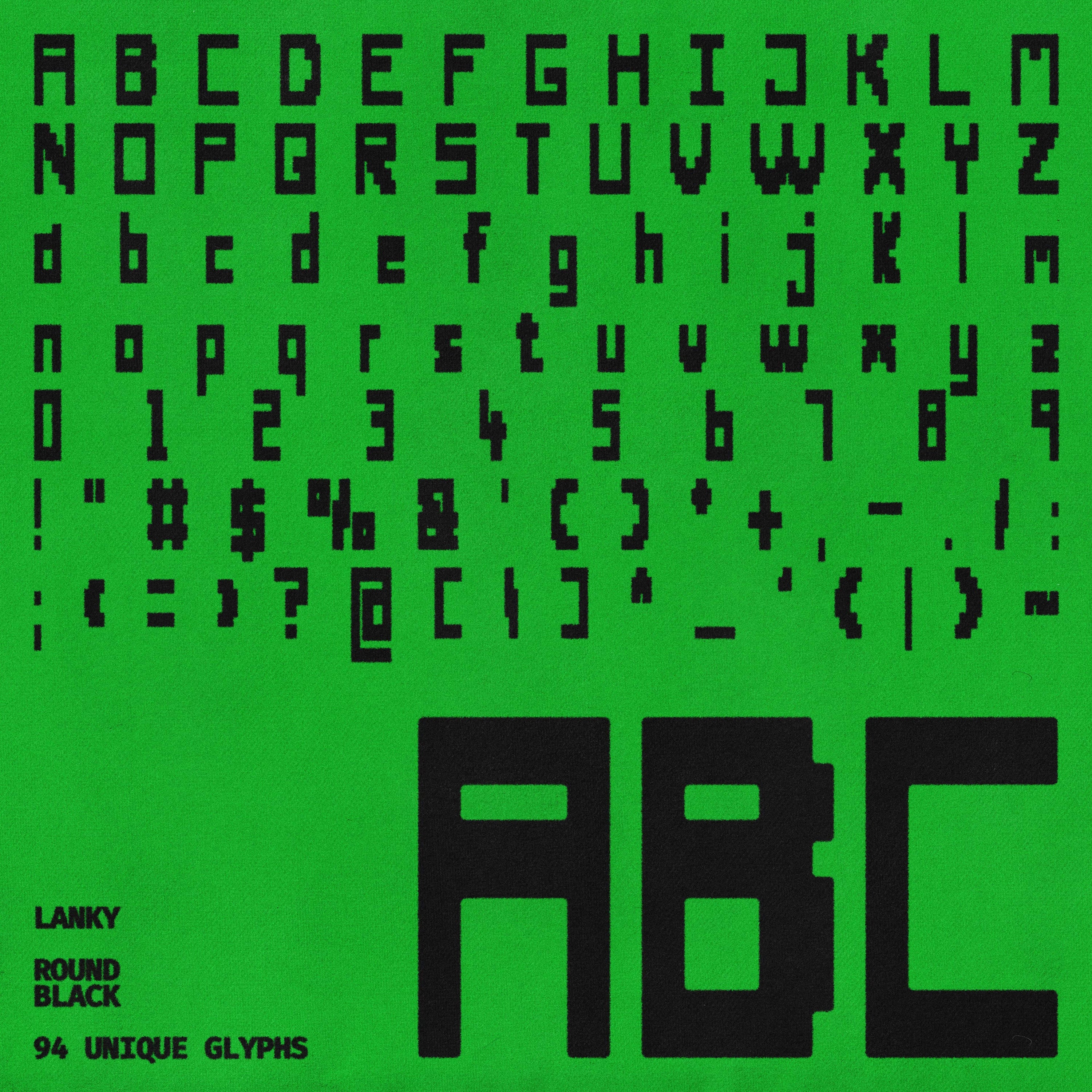 Lanky Typeface Jason Santos