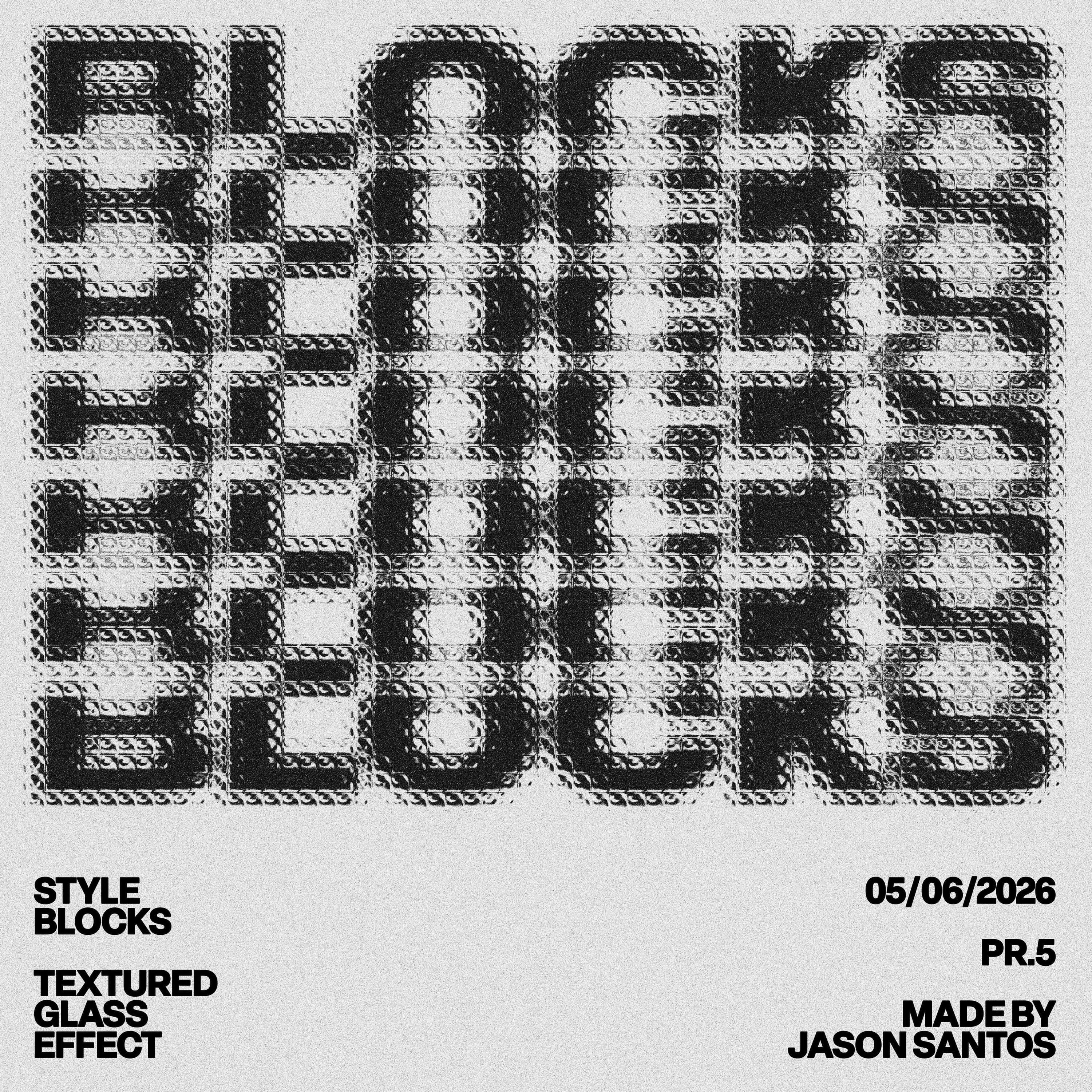 Textured Glass Effect Jason Santos
