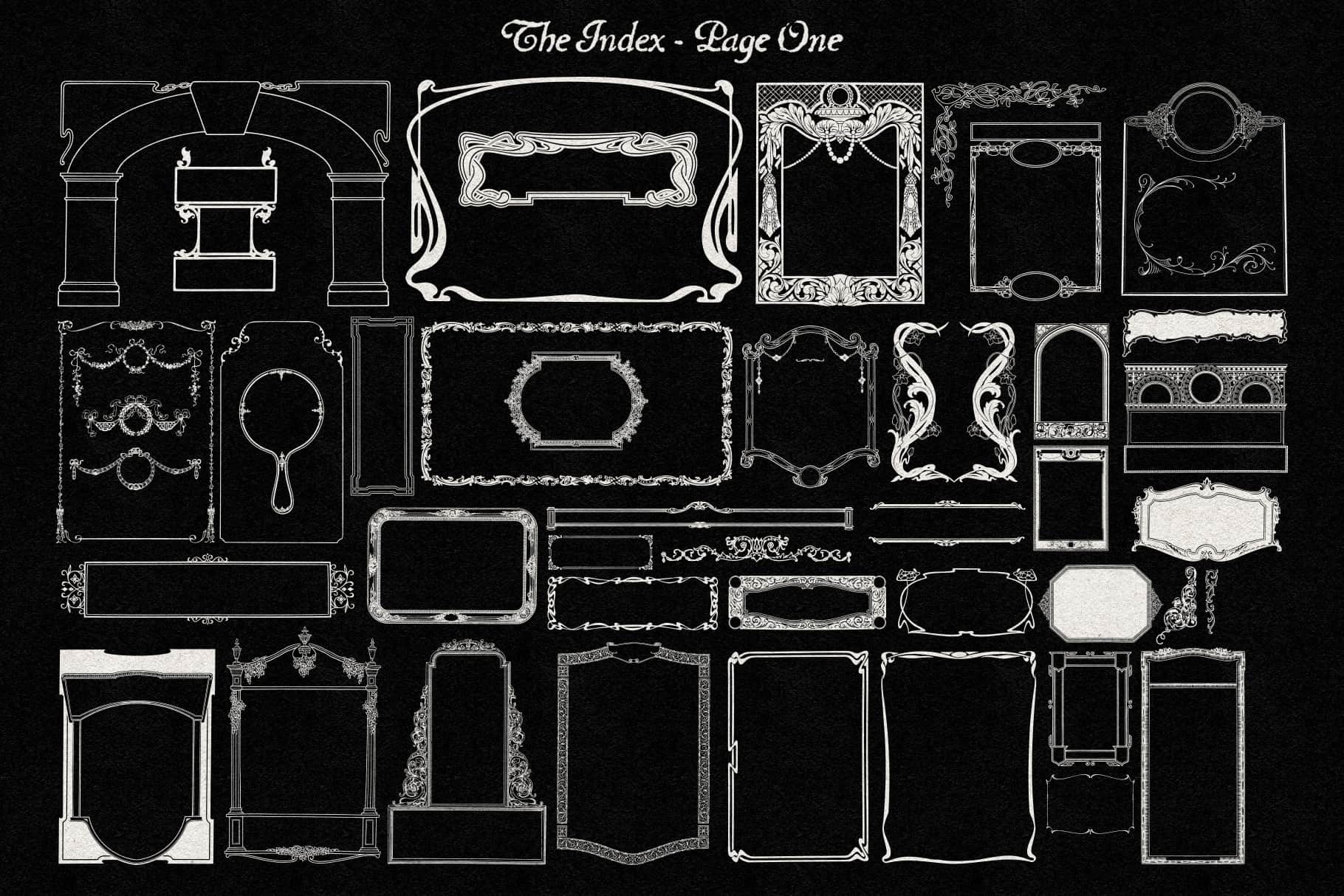 The Decorative Frame & Border Repository Vol. I MiksKS