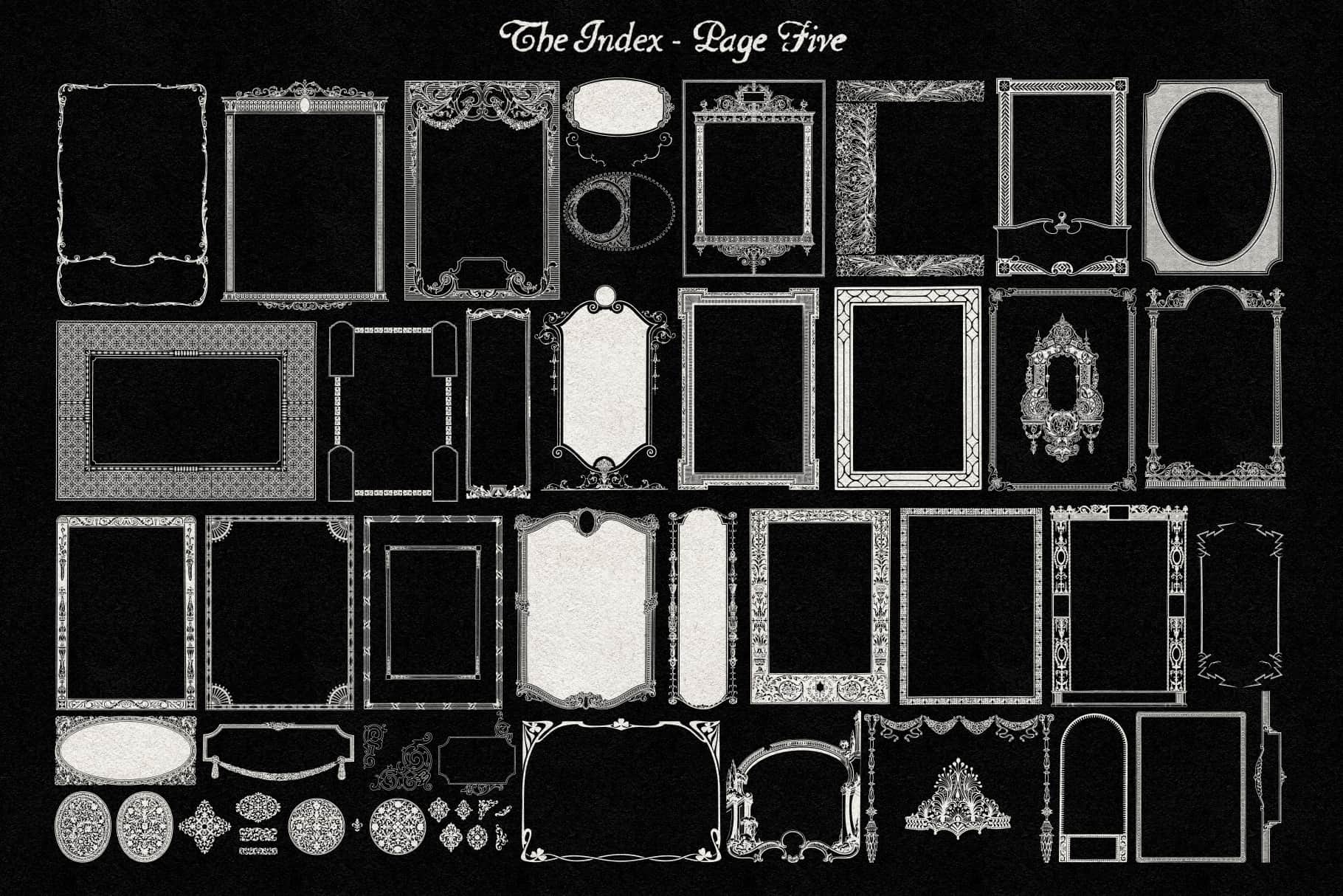 The Decorative Frame & Border Repository Vol. I MiksKS