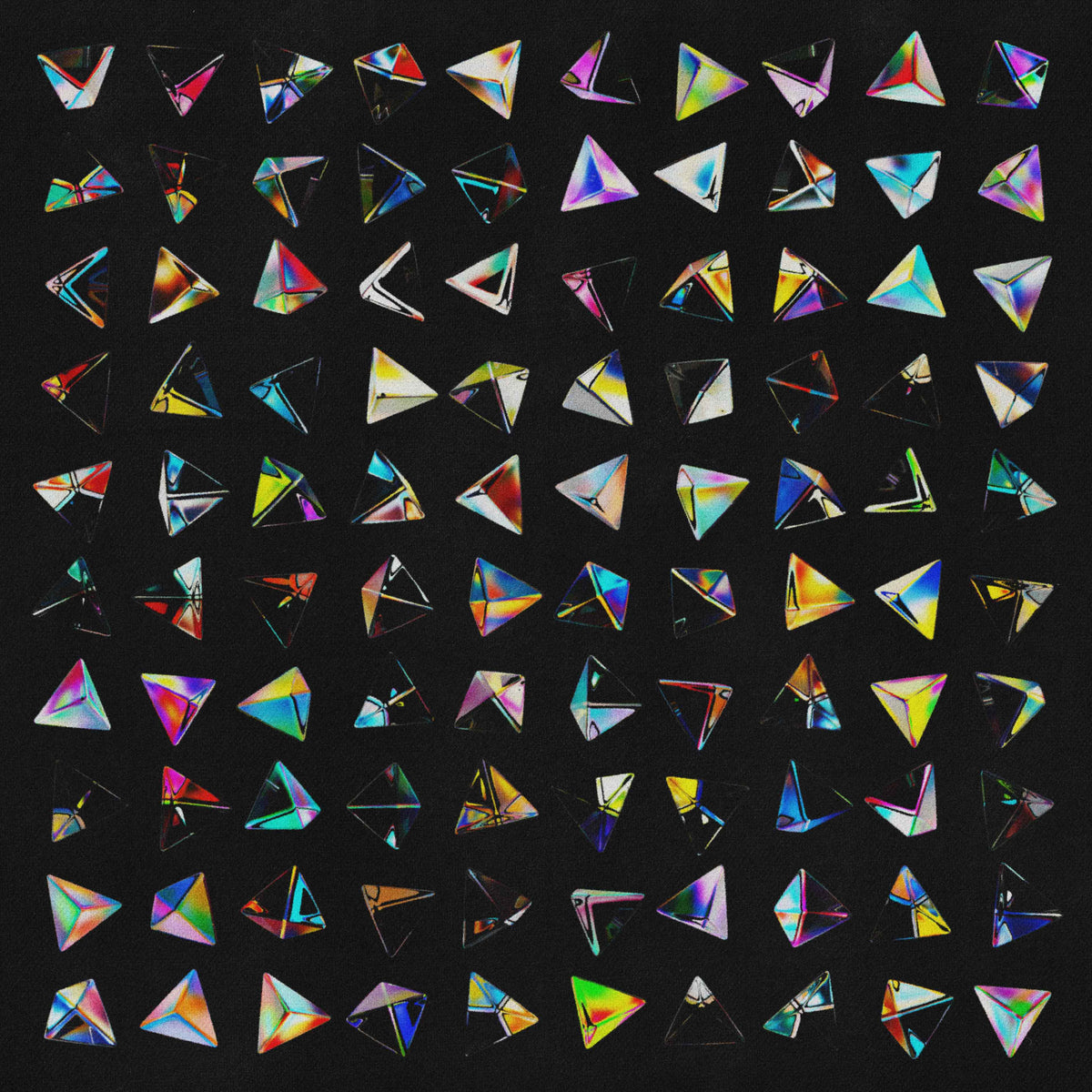 Triangular Pyramids (Vol.2) Glass Geometric PNGs Jason Santos