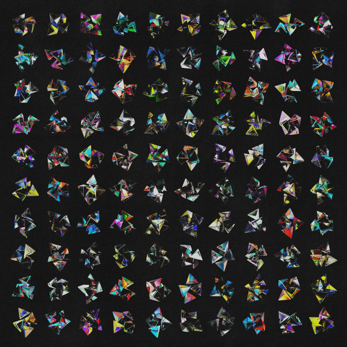 Triangular Pyramids (Vol.4) Glass Crystal PNGs Jason Santos