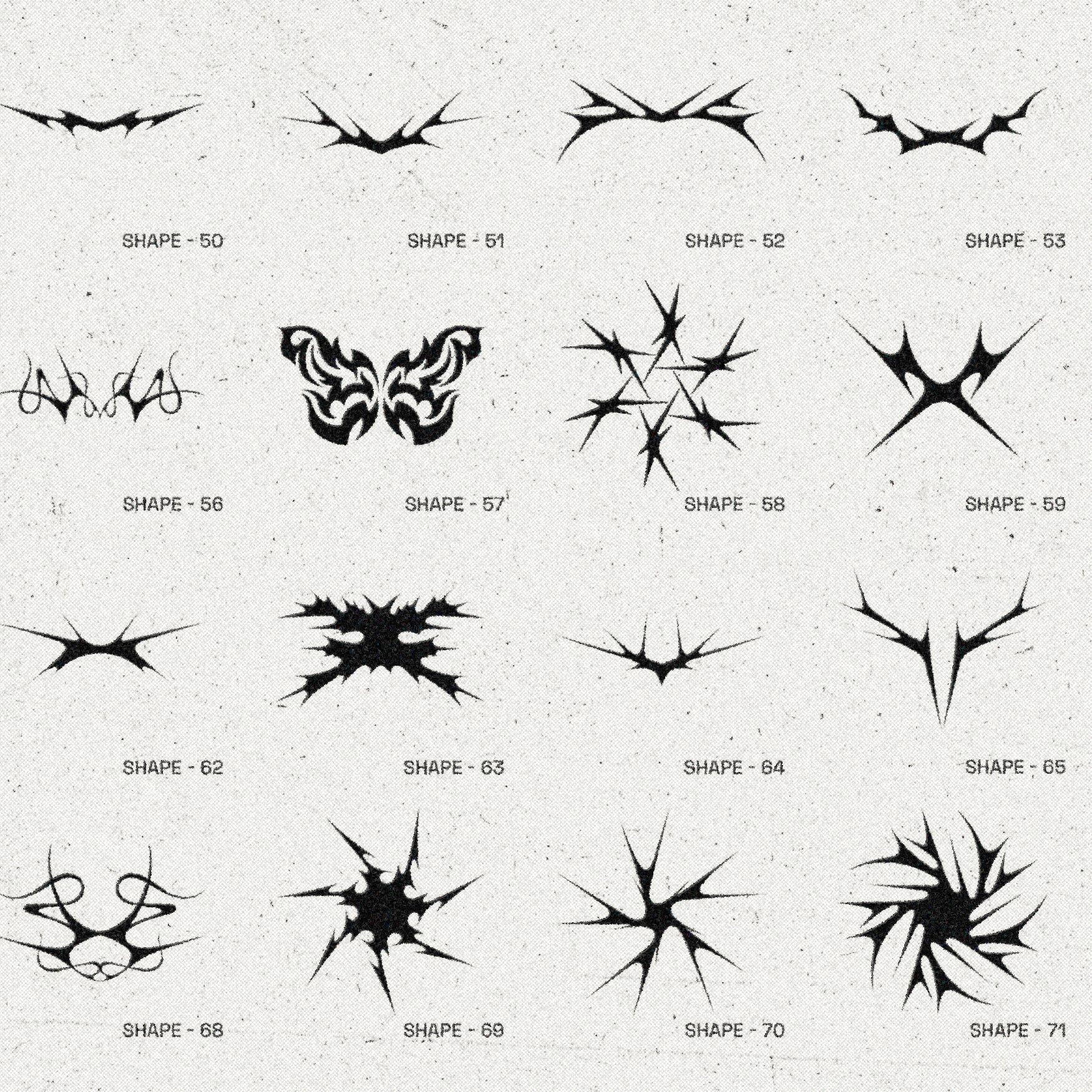 Tribal Future - Y2K Graphic Pack