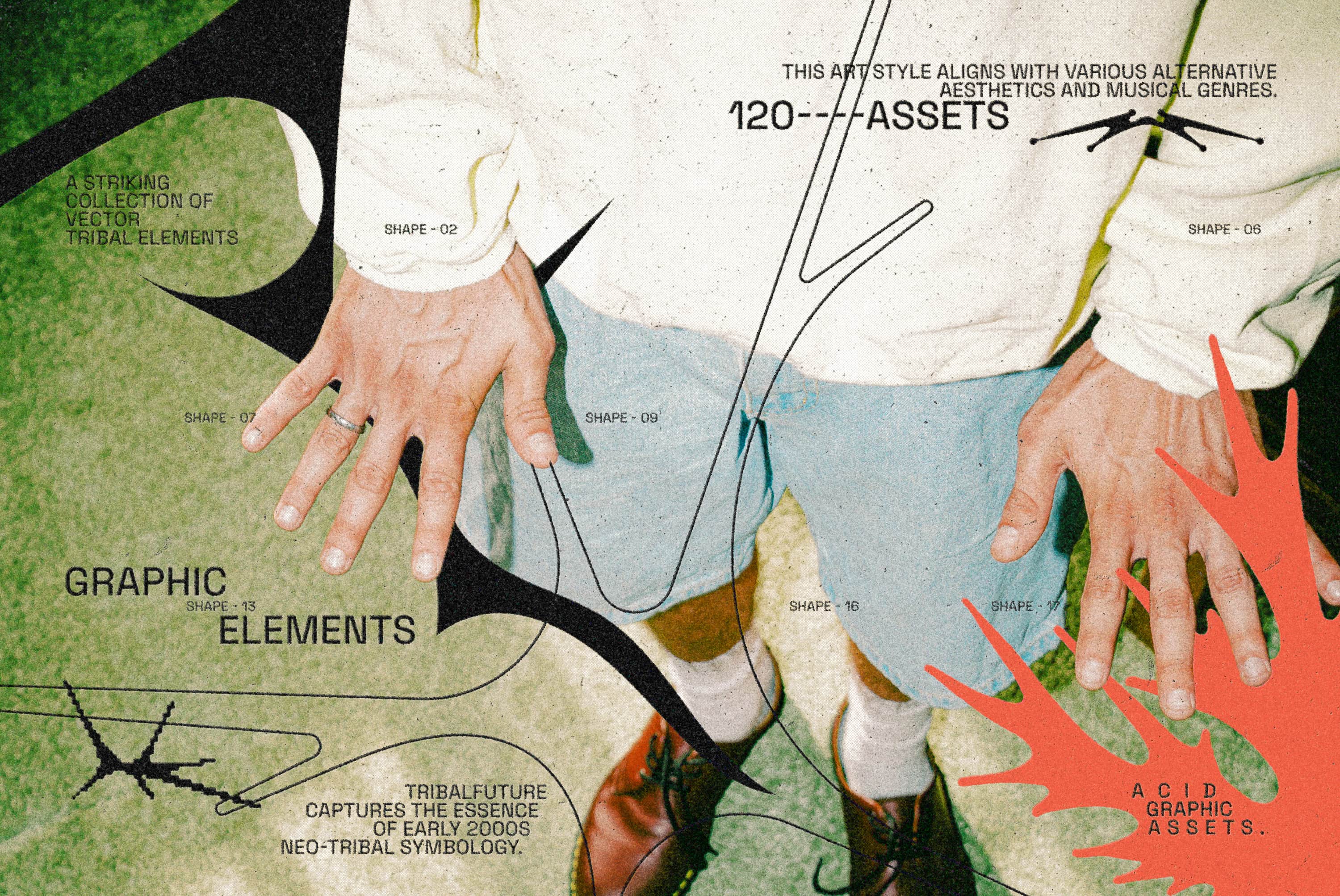 Tribal Future - Y2K Graphic Pack Softulka