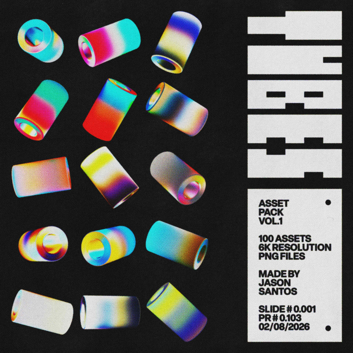 Tubes Asset Pack (Vol.1) Glossy Tube PNGs Jason Santos