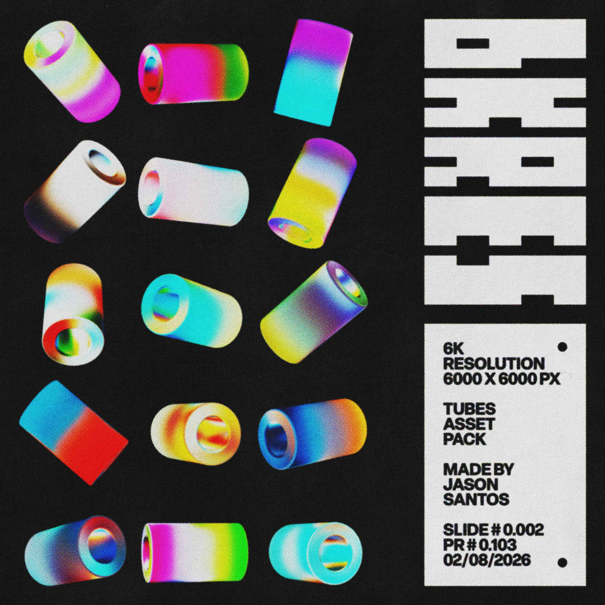 Tubes Asset Pack (Vol.1) Glossy Tube PNGs Jason Santos