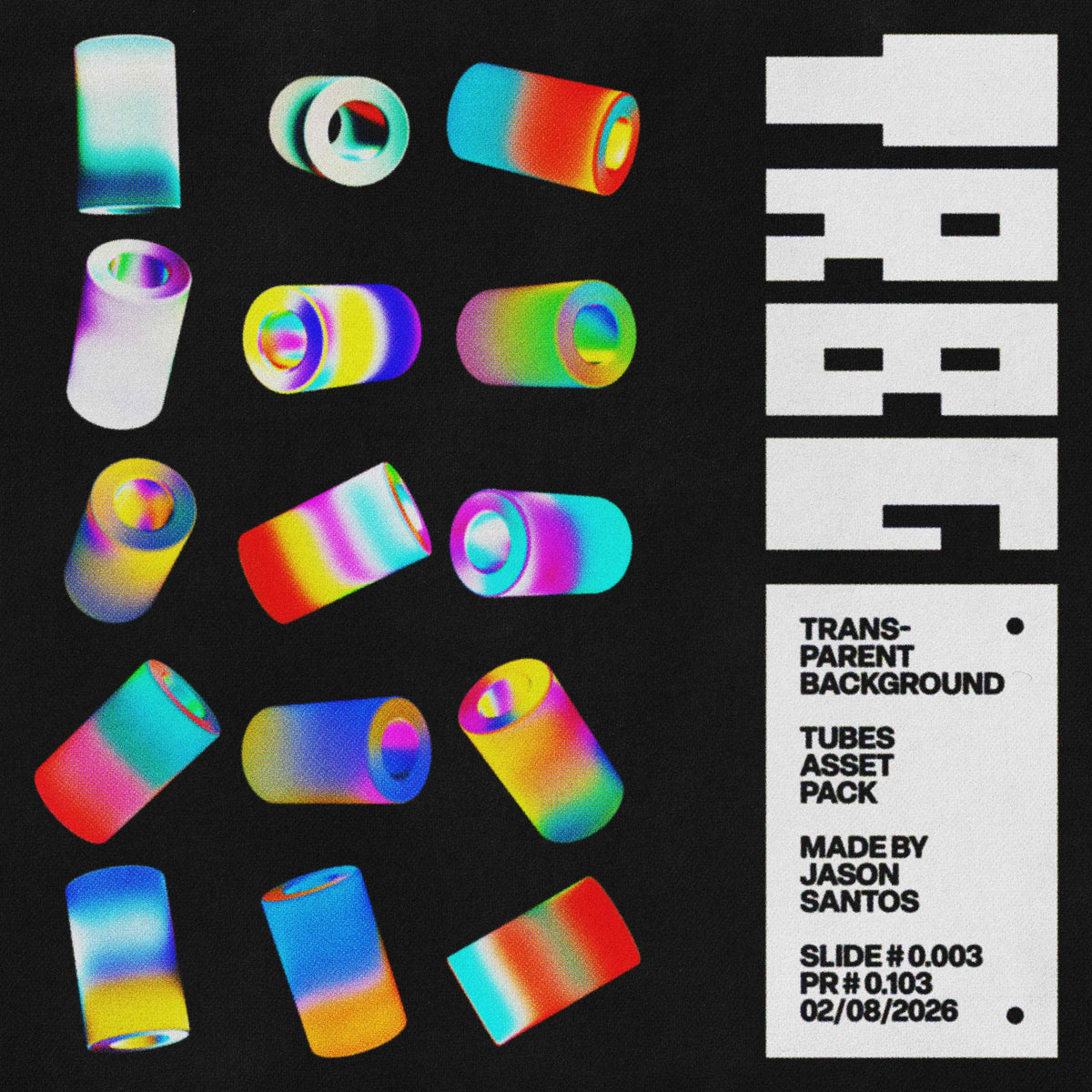 Tubes Asset Pack (Vol.1) Glossy Tube PNGs Jason Santos