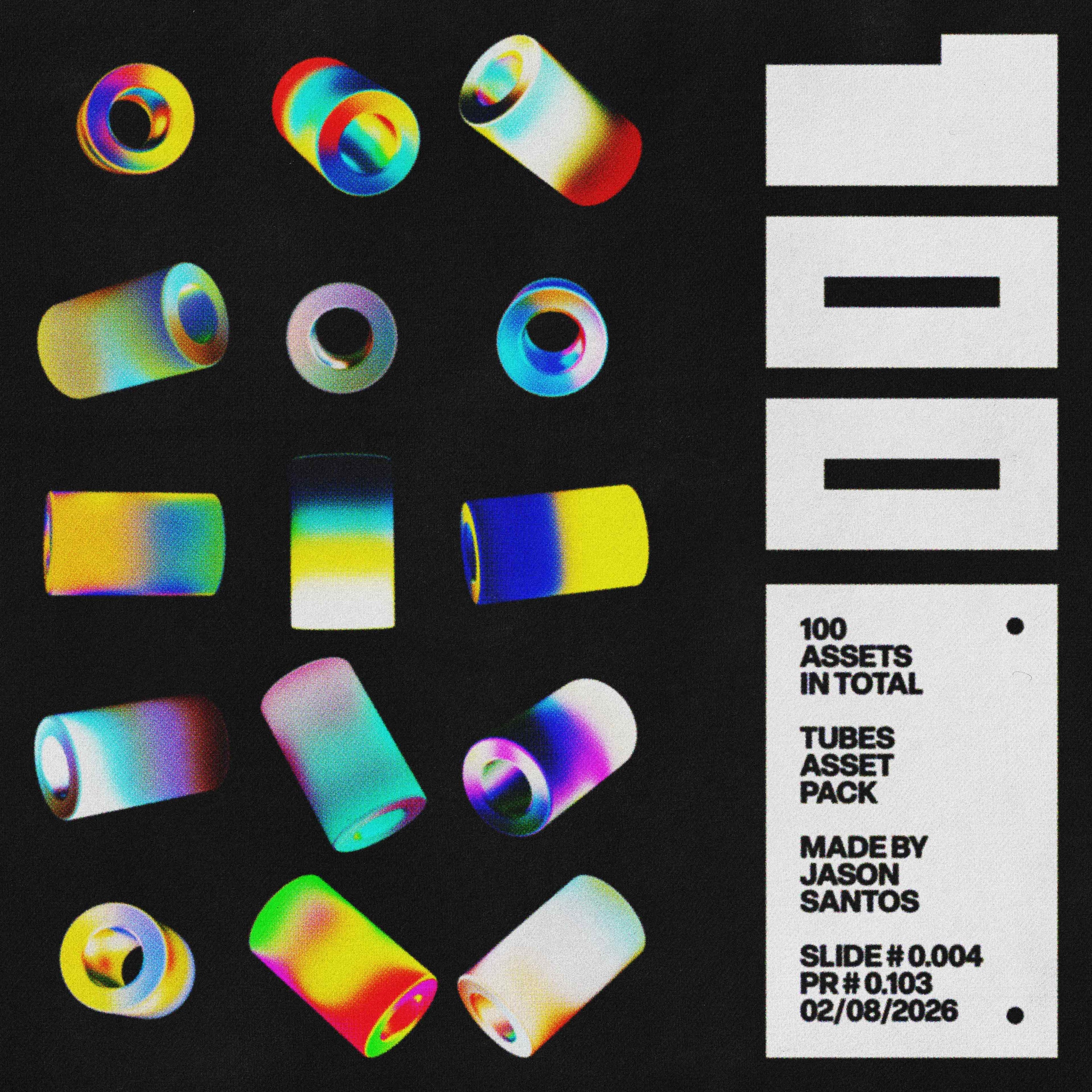 Tubes Asset Pack (Vol.1) Glossy Tube PNGs Jason Santos