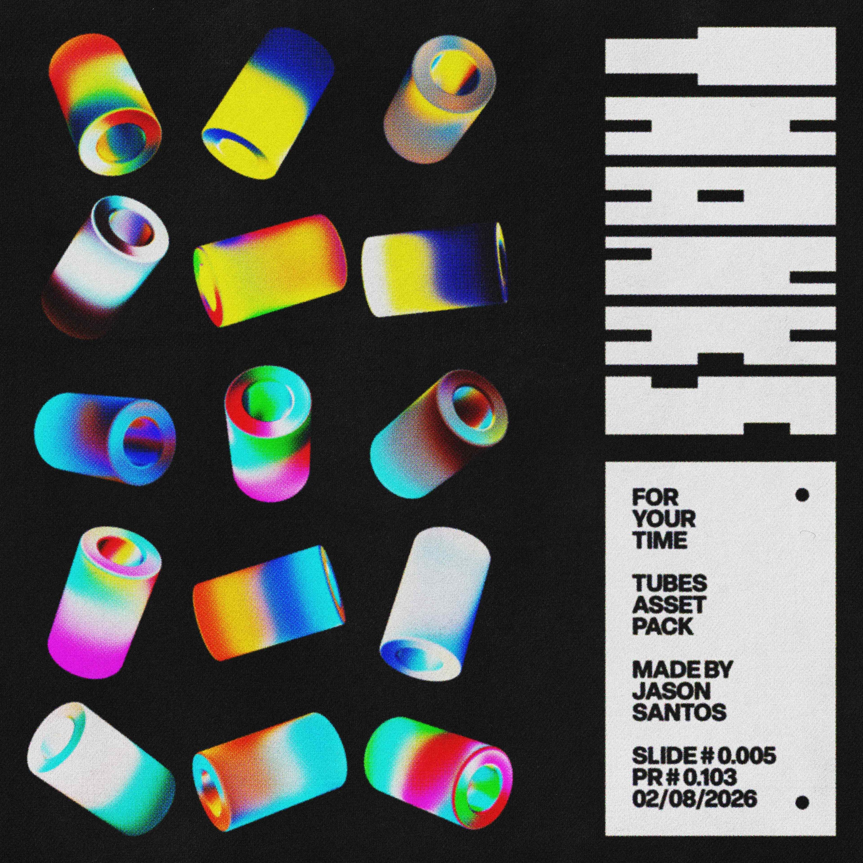 Tubes Asset Pack (Vol.1) Glossy Tube PNGs Jason Santos