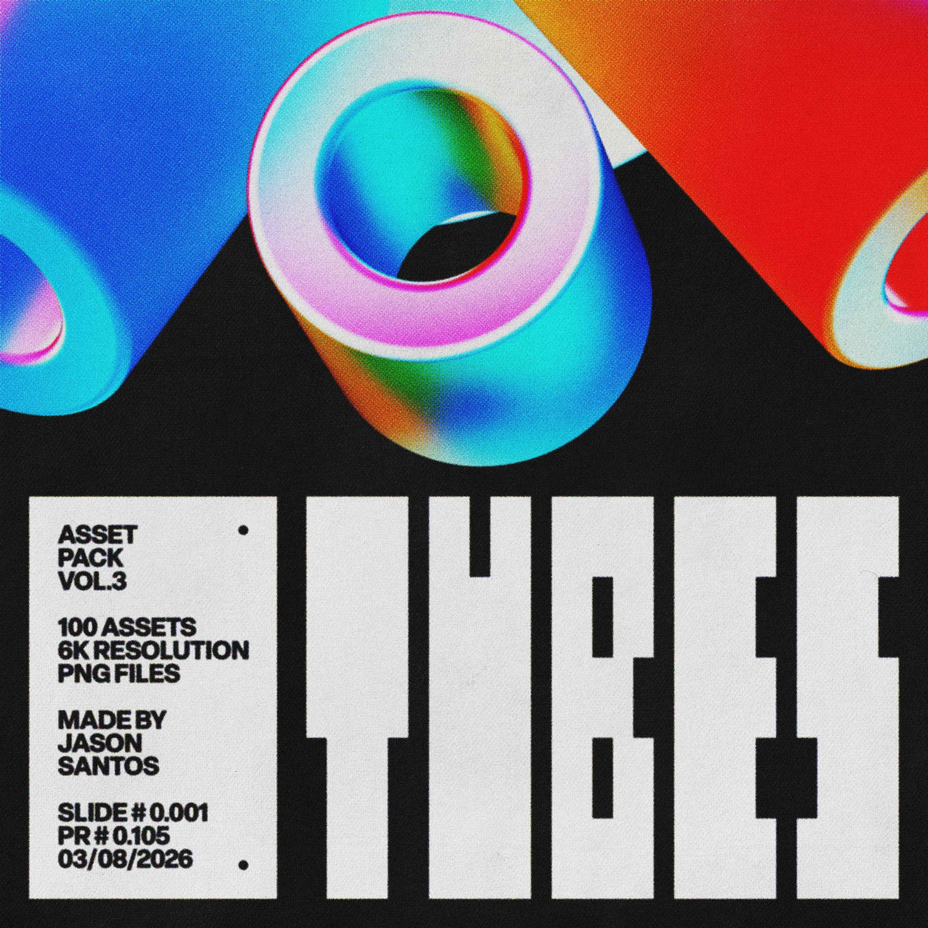 Tubes Asset Pack (Vol.3) Abstract Folded PNGs Jason Santos