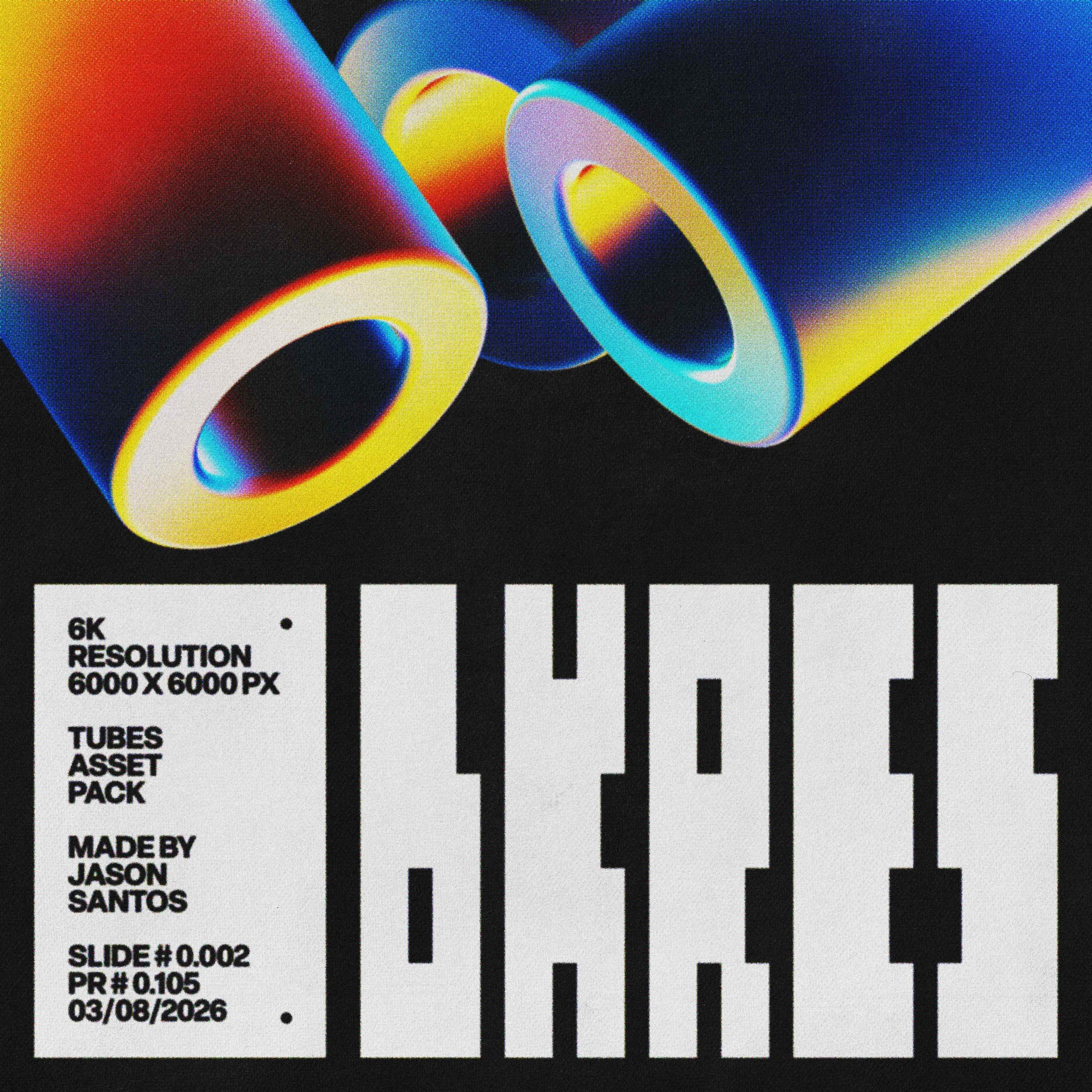 Tubes Asset Pack (Vol.3) Abstract Folded PNGs Jason Santos