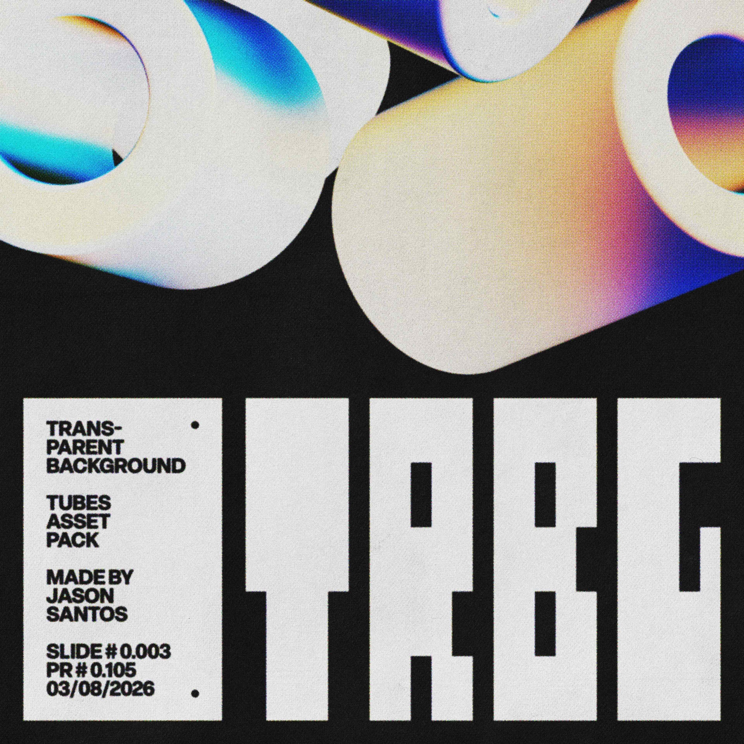 Tubes Asset Pack (Vol.3) Abstract Folded PNGs Jason Santos