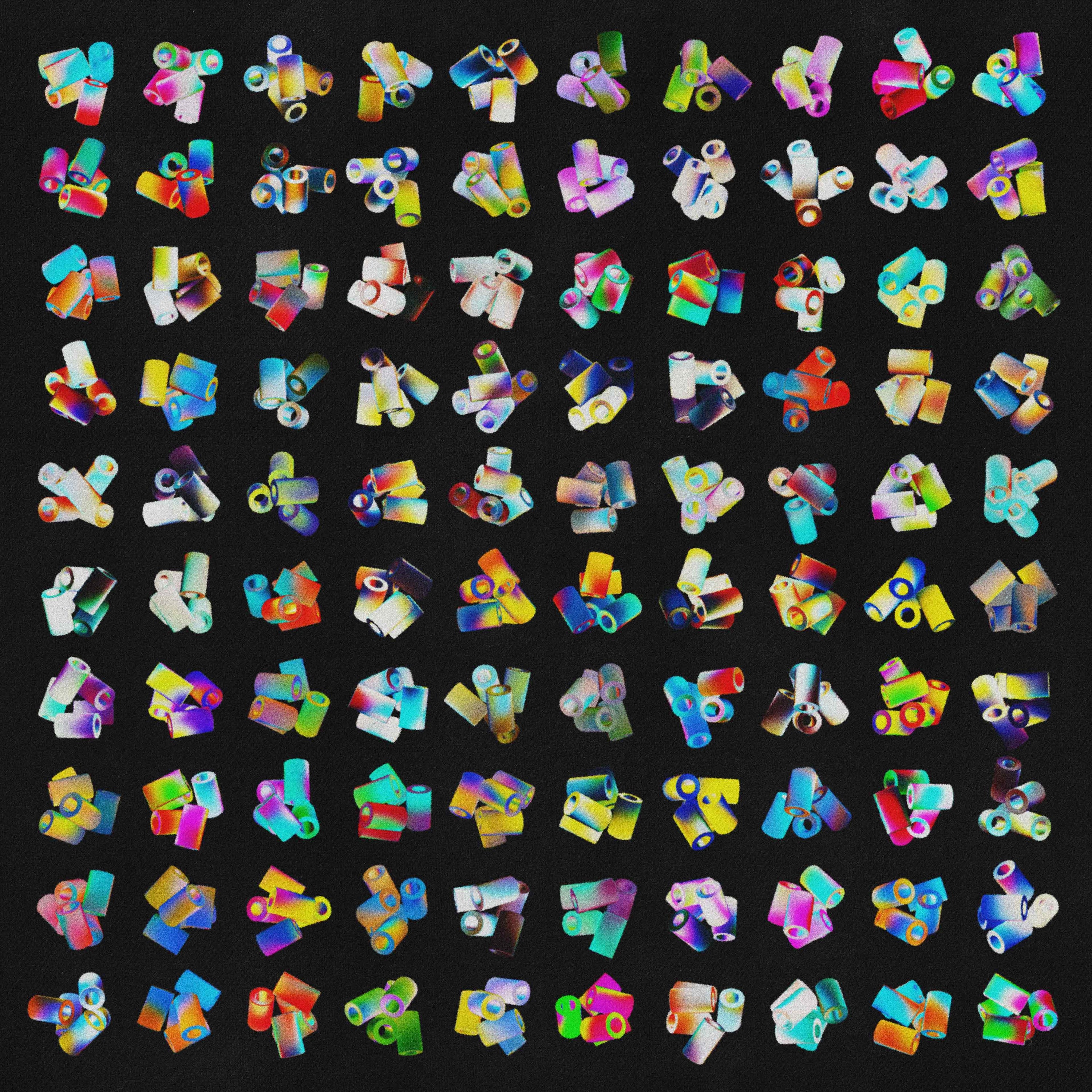 Tubes Asset Pack (Vol.3) Abstract Folded PNGs Jason Santos