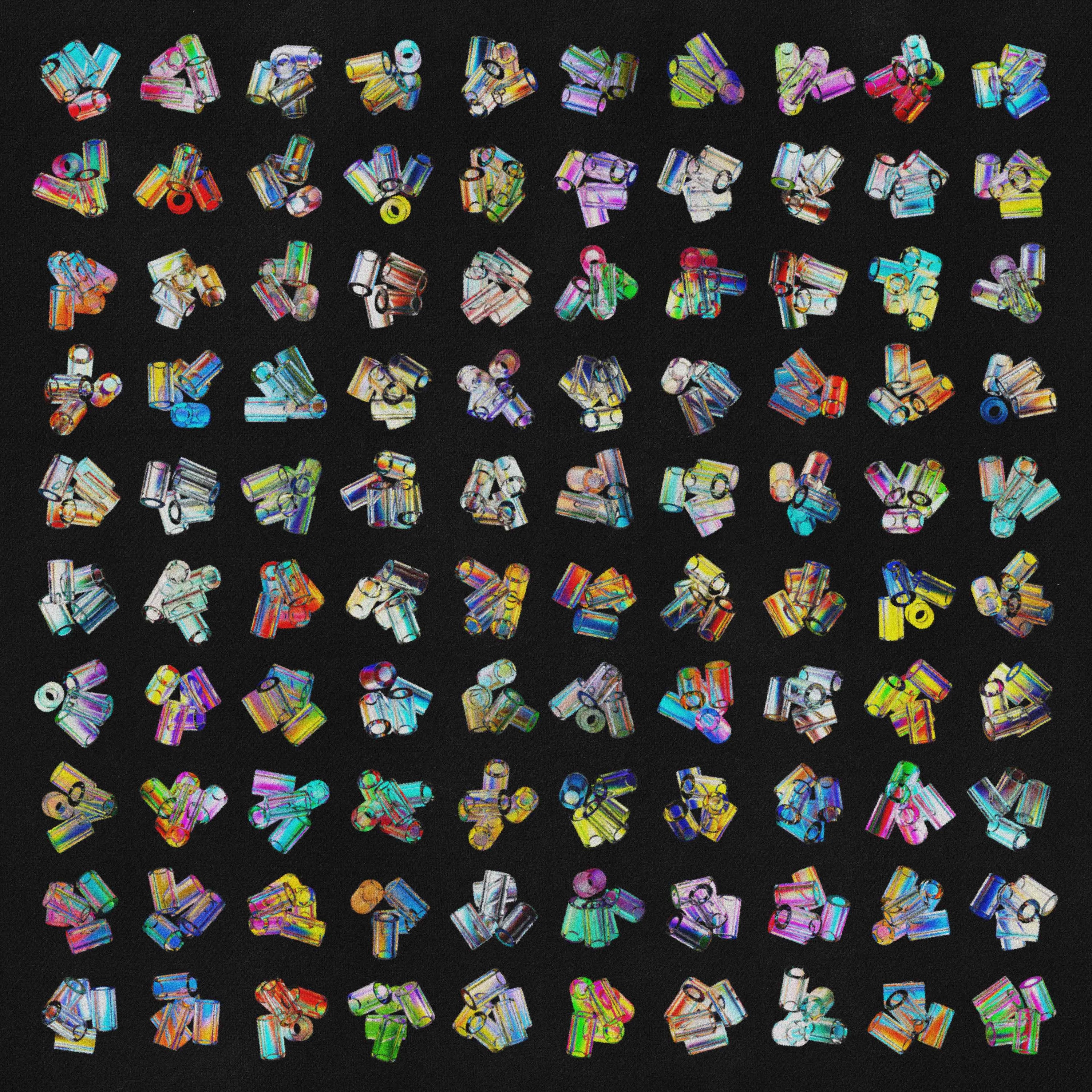 Tubes Asset Pack (Vol.4) Glass Geometric PNGs Jason Santos
