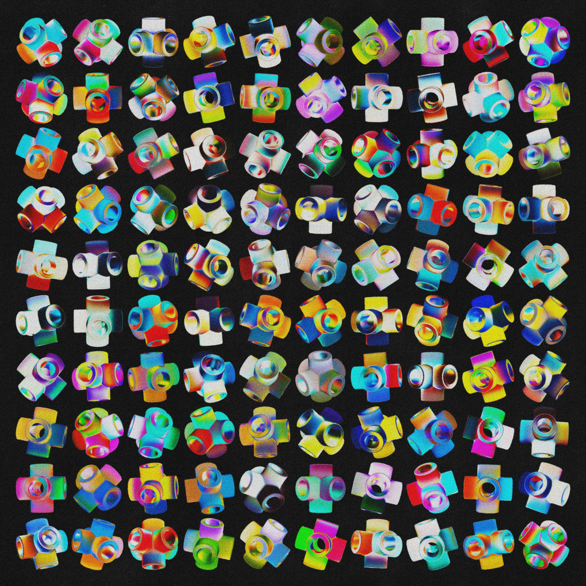 Tubes Asset Pack (Vol.5) Holographic Pipe PNGs Jason Santos