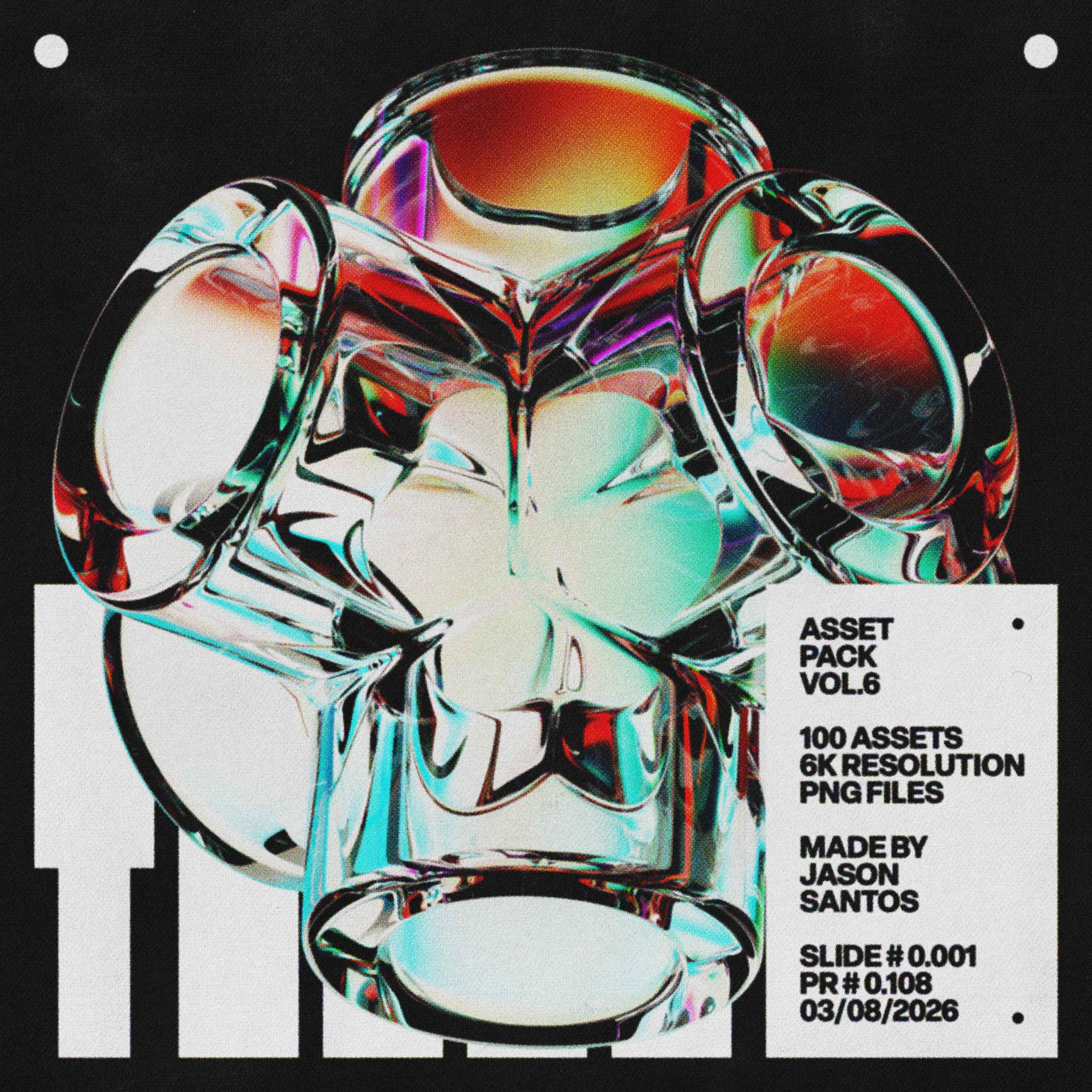 Tubes Asset Pack (Vol.6) Glass Metallic PNGs Jason Santos