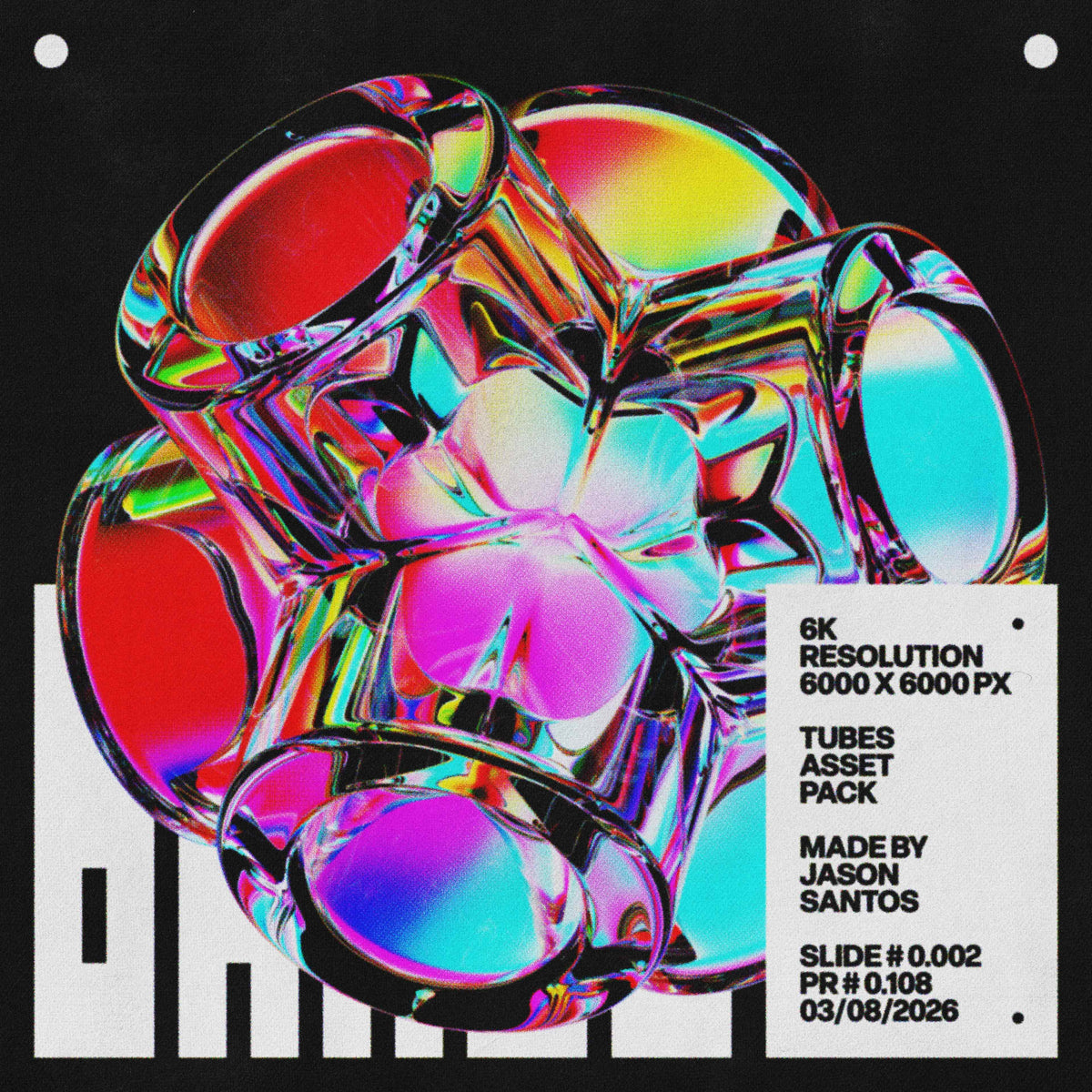 Tubes Asset Pack (Vol.6) Glass Metallic PNGs Jason Santos
