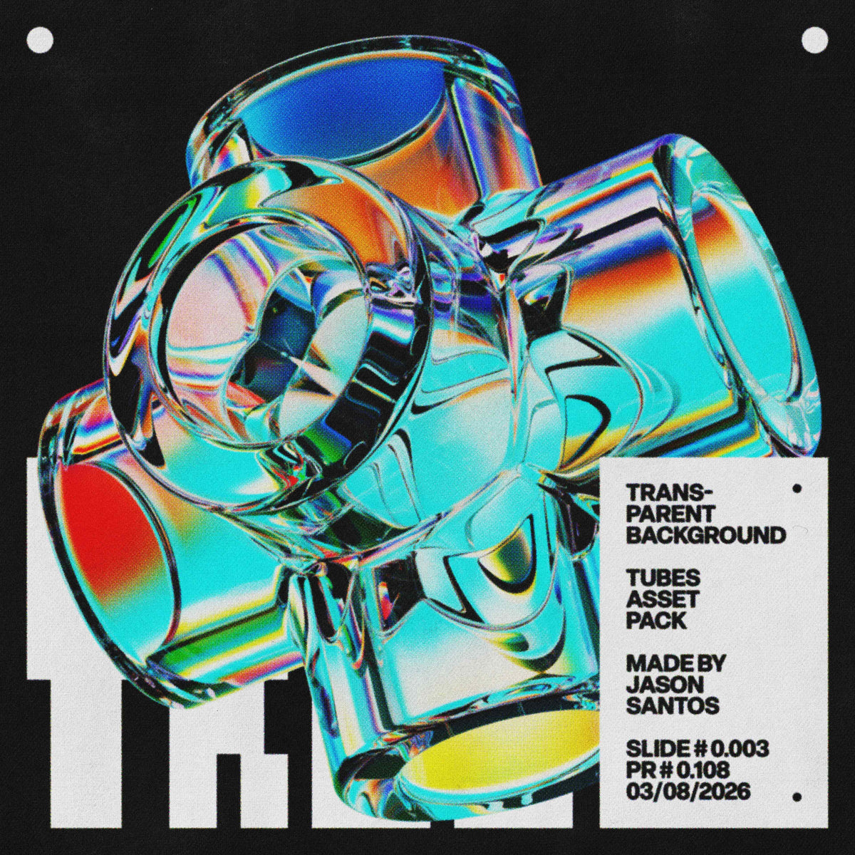 Tubes Asset Pack (Vol.6) Glass Metallic PNGs Jason Santos