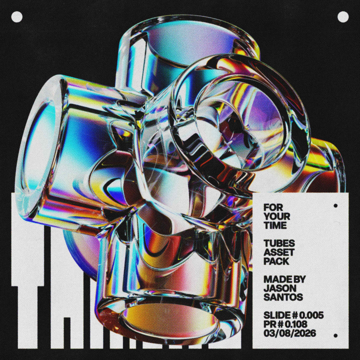 Tubes Asset Pack (Vol.6) Glass Metallic PNGs Jason Santos