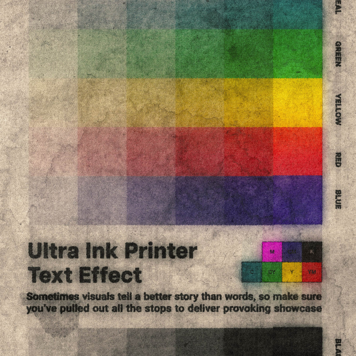 Ultra Ink Printer Effect Pixelbuddha