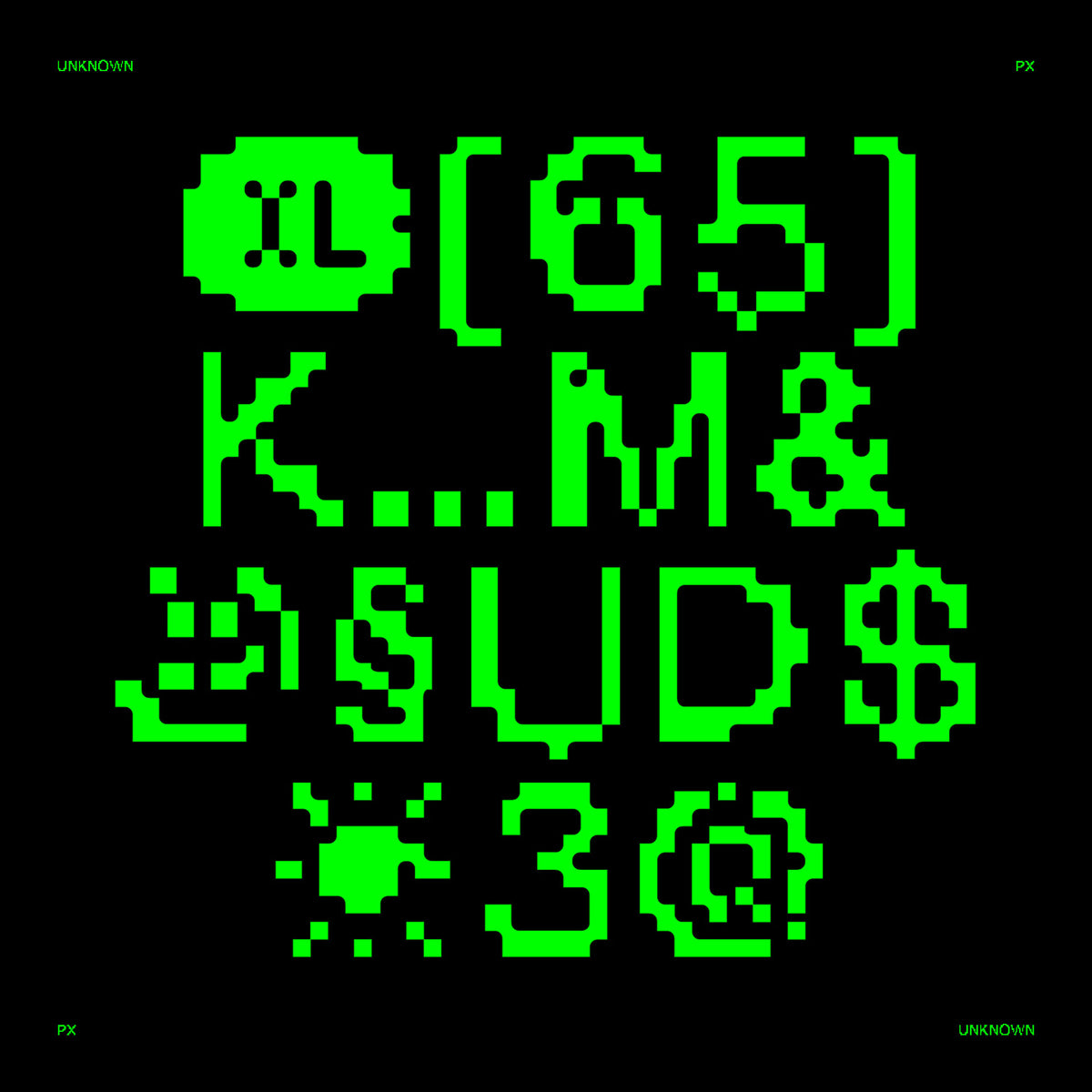 UNKNOWN Typeface