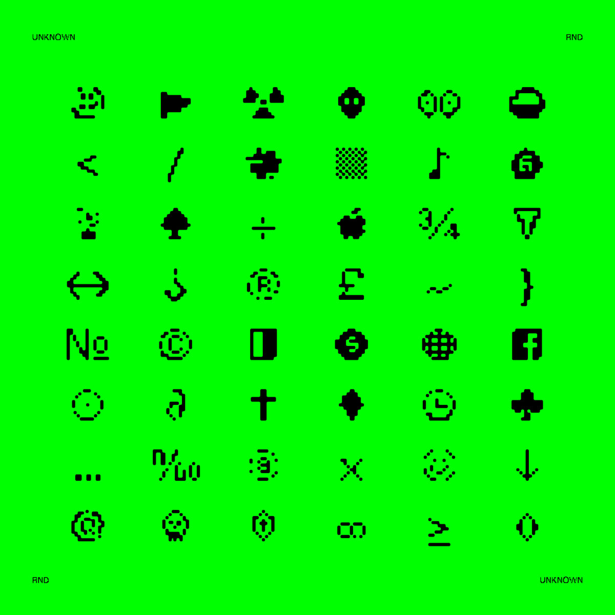 UNKNOWN Typeface
