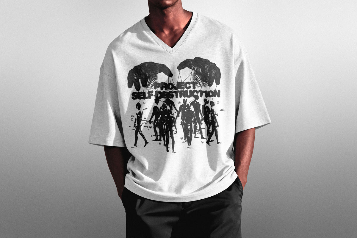 Men's V-Neck T-Shirt Mockup Pixelbuddha