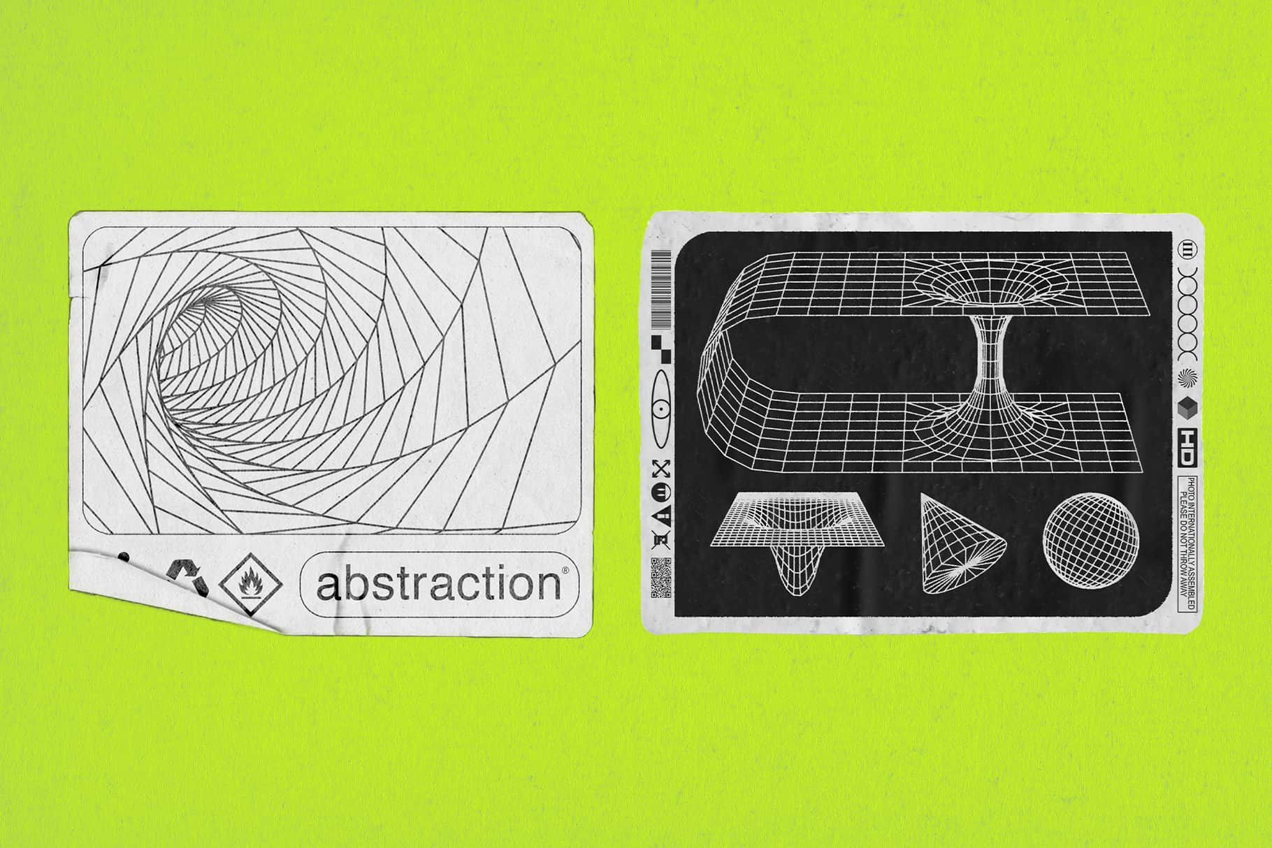 Wireframe Vector Shapes MiksKS