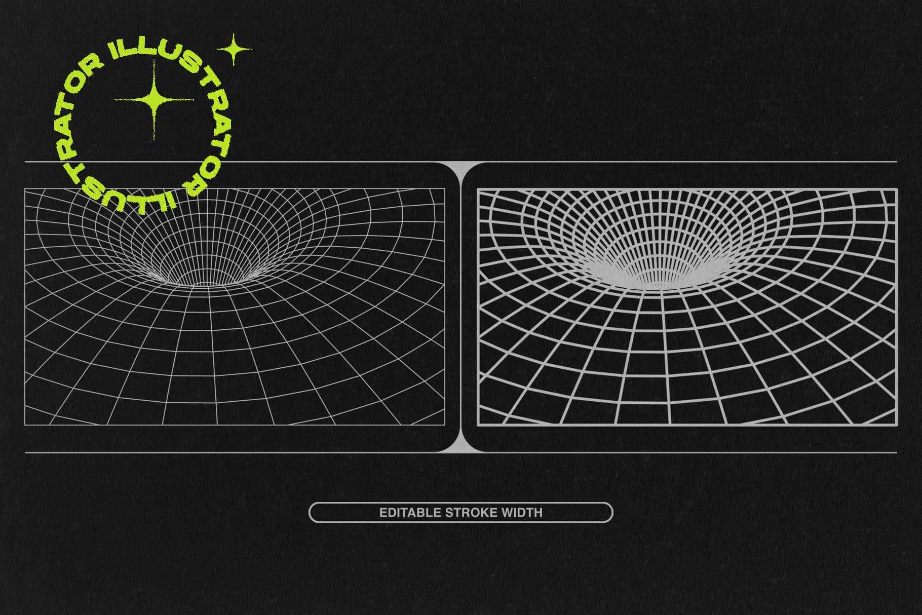Wireframe Vector Shapes MiksKS