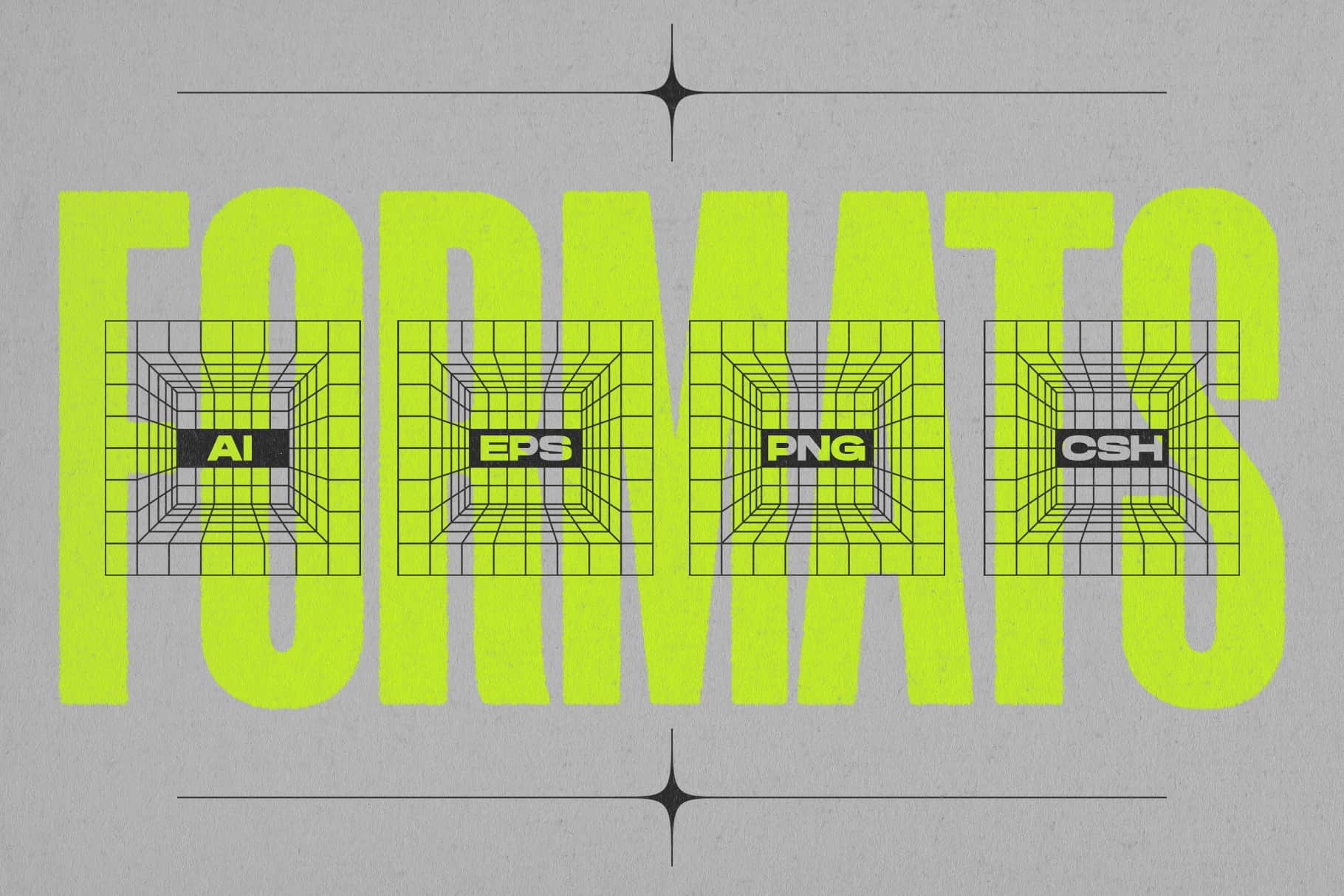 Wireframe Vector Shapes MiksKS