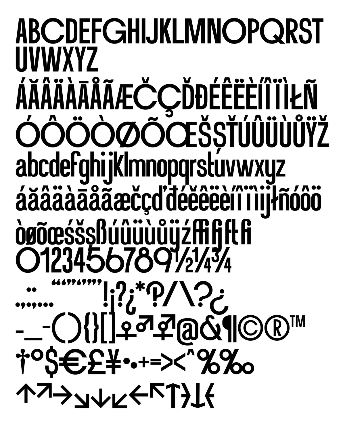 ÆUROPA Typeface