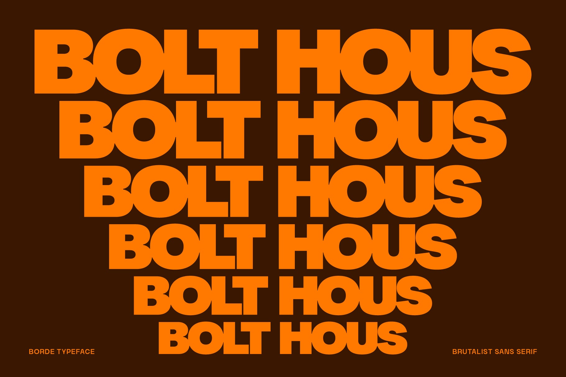 Borde Typeface The Native Saint Club