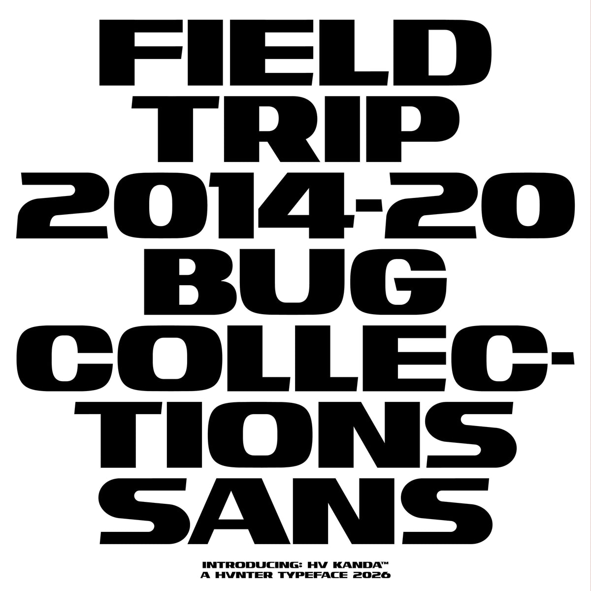 HV Kanda Typeface hvnter
